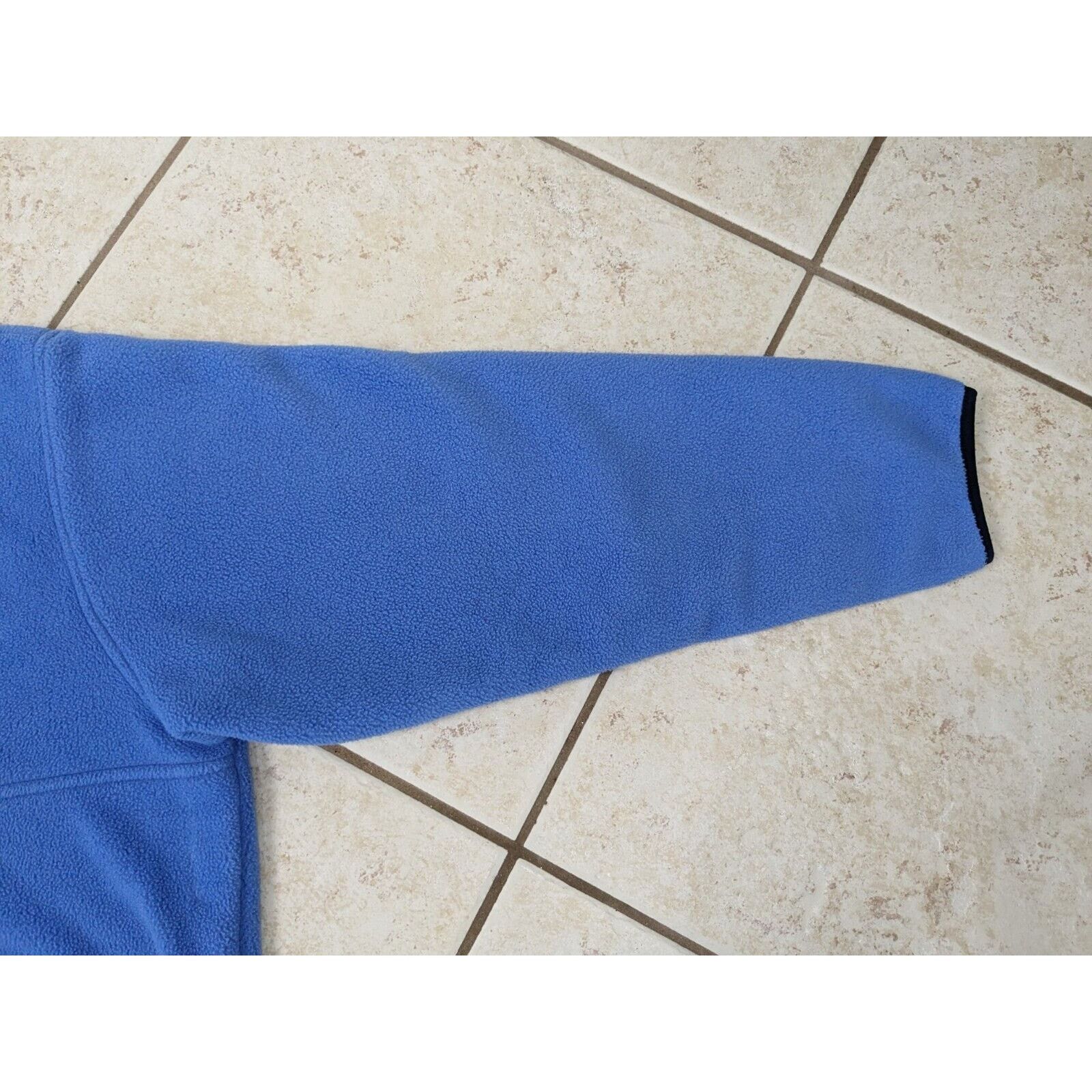 L.L. Bean Vtg LL Bean Jacket Light Blue Lavender Fleece Zip Polartec Size L / US 10 / IT 46 - 4 Thumbnail