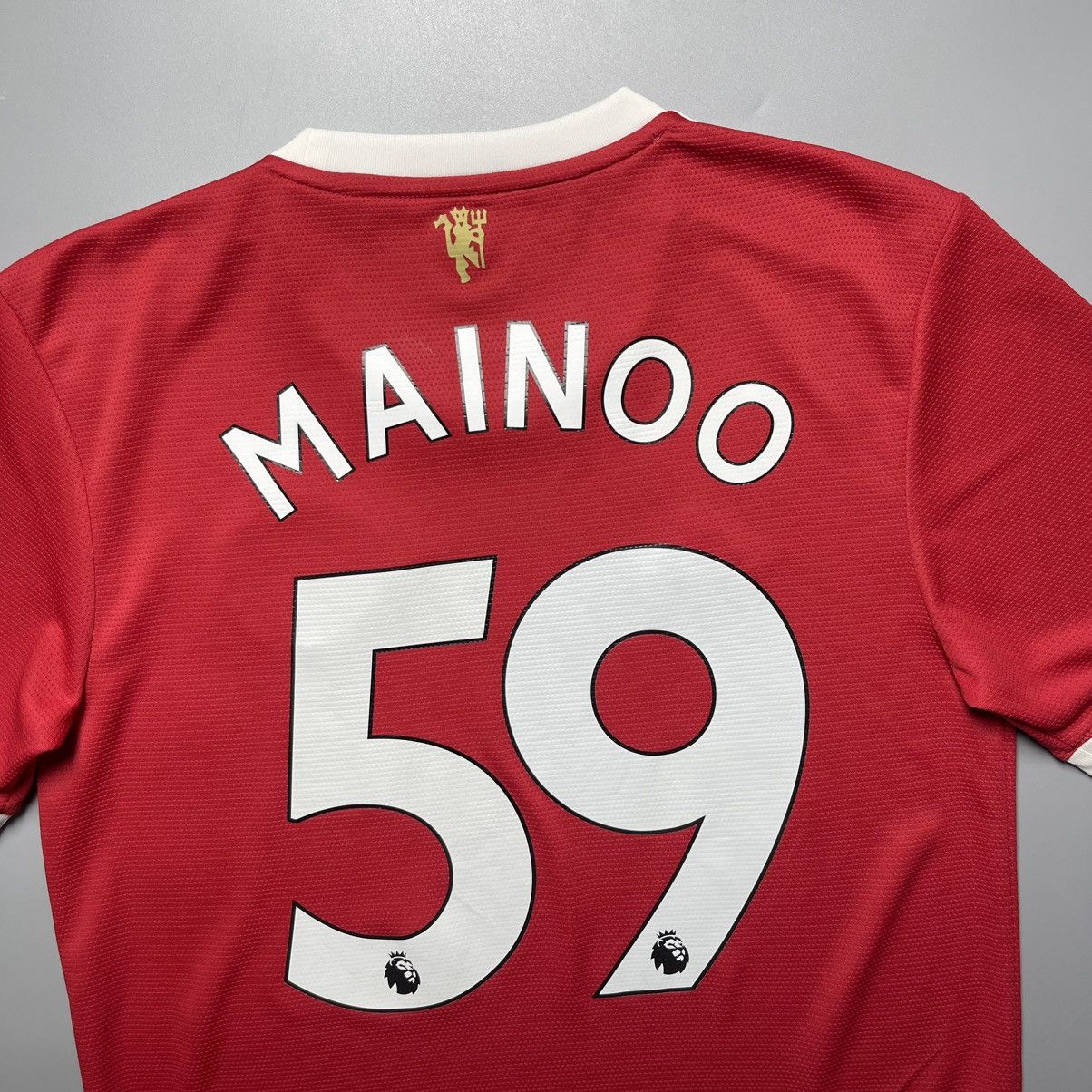 Adidas MAN UNITED ADIDAS 2021/2022 SOCCER HOME JERSEY #59 MAINOO Size US S / EU 44-46 / 1 - 9 Thumbnail