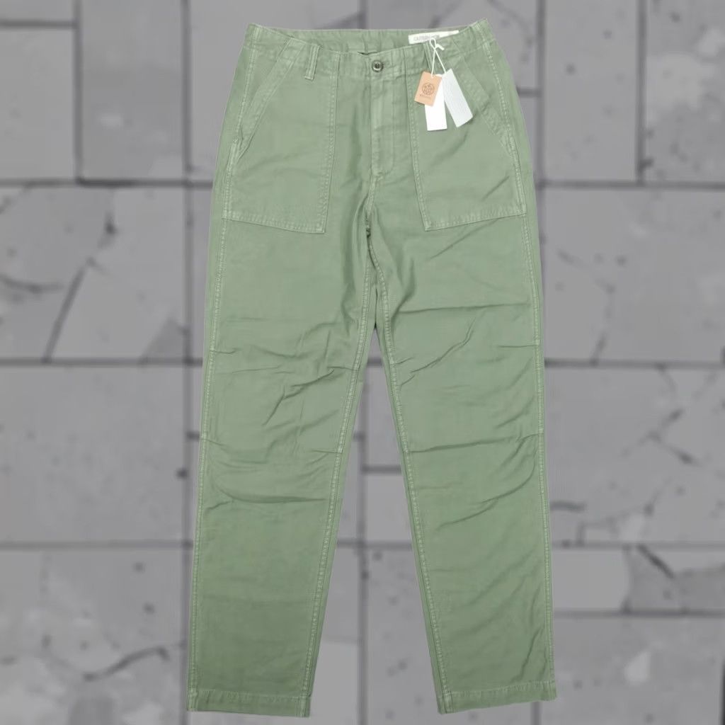 Outerknown Outerknown Field Pants Men's 28x32 Cargo Cotton Green Size US 28 / EU 44 - 1 Thumbnail