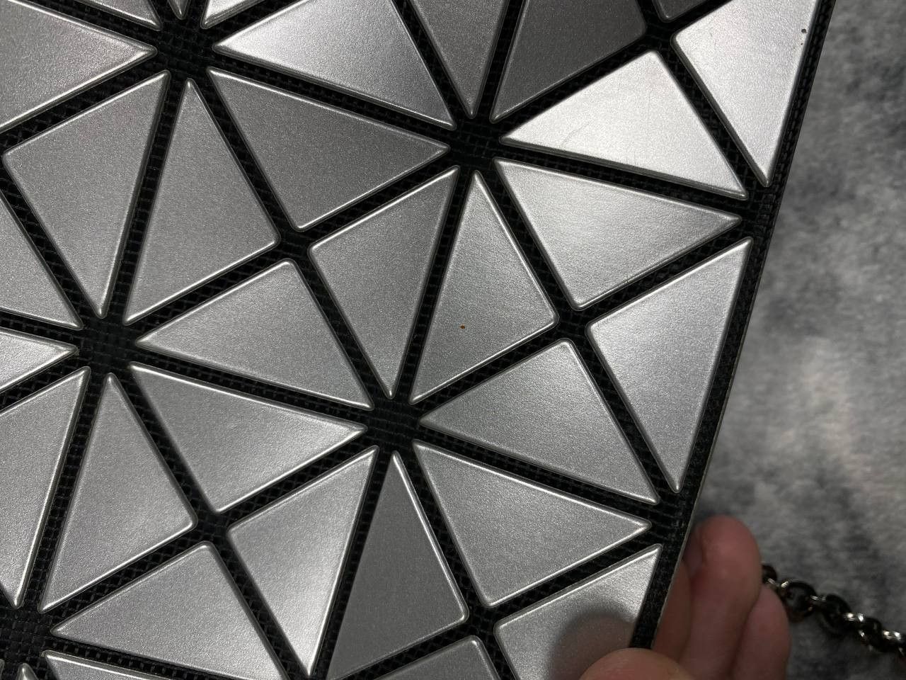Issey Miyake Bao Bao Bao Bao Issey Miyake Clutch Bag Women Gray Size ONE SIZE - 6 Thumbnail