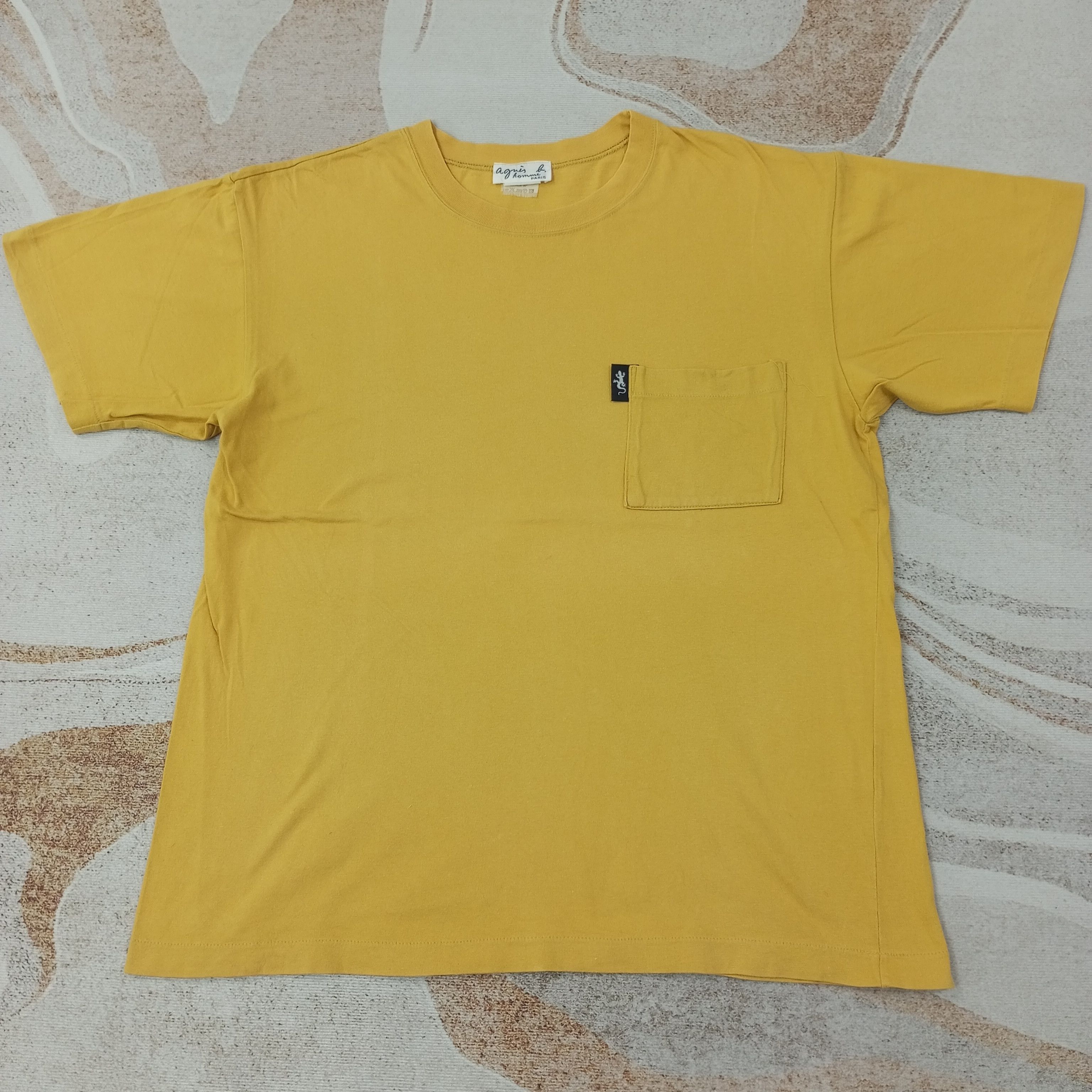 agnes b. Agnes B Pocket Design Designer Tshirt c239n49 Size US L / EU 52-54 / 3 - 1 Thumbnail
