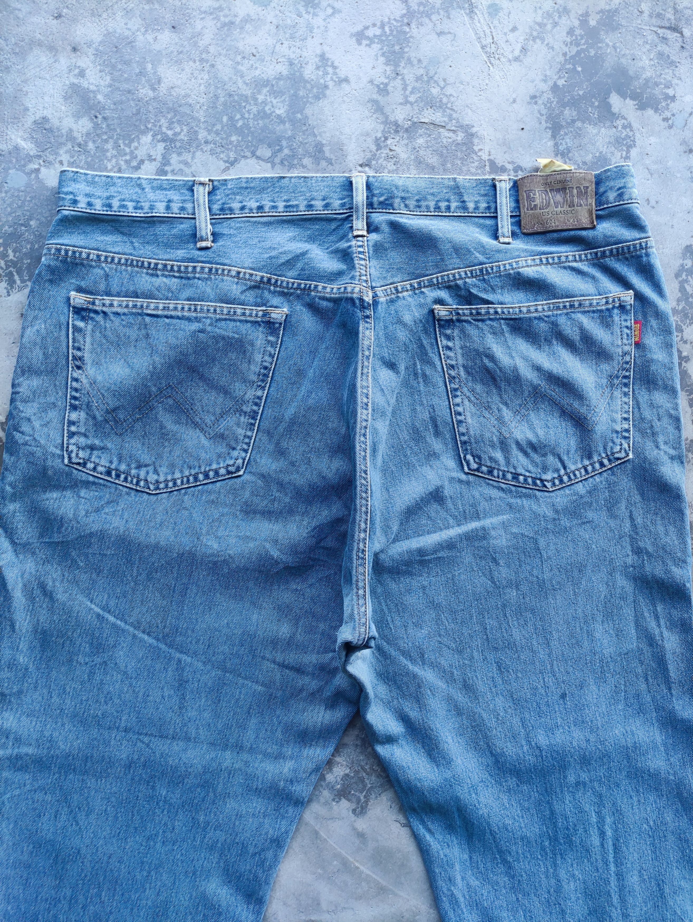 Edwin Vintage Edwin Brand baggy Denim Faded Ripped Pants Size US 44 / EU 60 - 11 Thumbnail