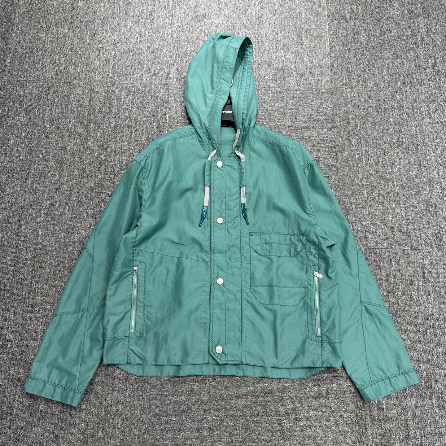 Hermes Lake Blue Pocket Jacket