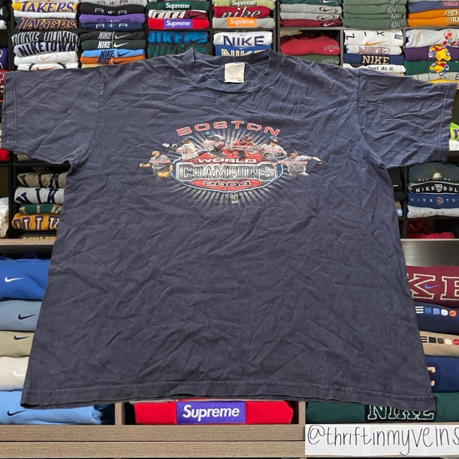 MLB 2004 Boston Red Sox MLB Baseball Shirt Size US M / EU 48-50 / 2 - 1 Thumbnail