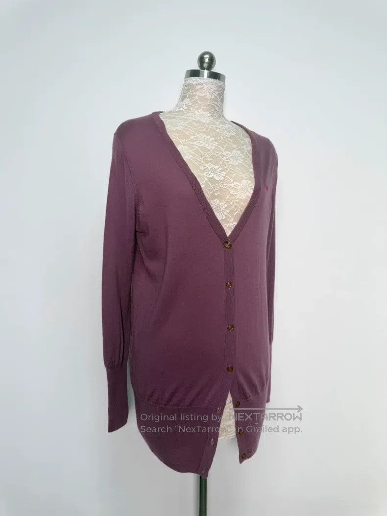 Vivienne Westwood Vivienne Westwood Berry Purple Cashmere Open Cardigan Jack Size M / US 6-8 / IT 42-44 - 2 Thumbnail