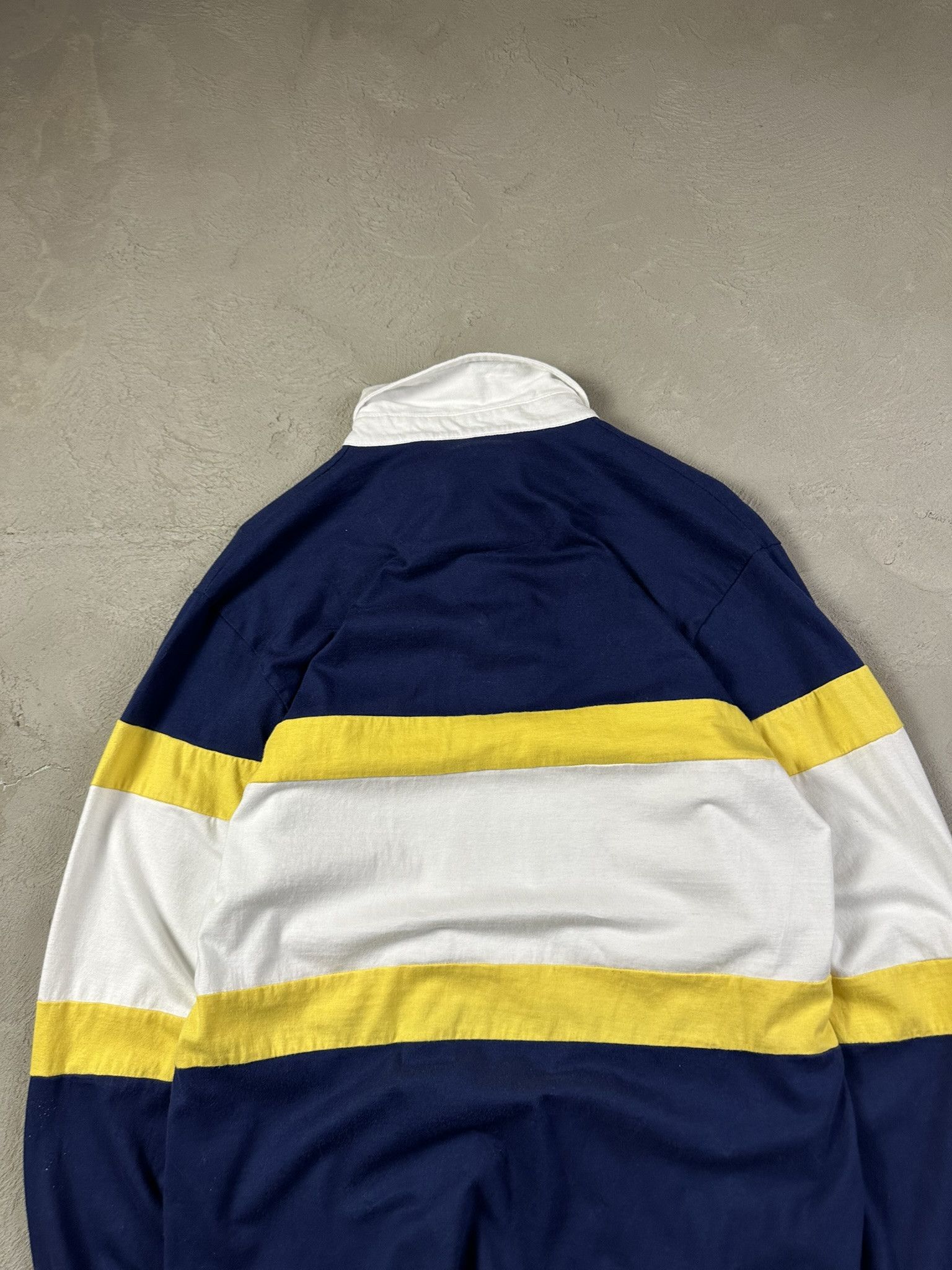 Mitchell & Ness Vintage Y2k Mitchell & Ness Michigan Wolverines Rugby Polo Size US S / EU 44-46 / 1 - 12 Thumbnail