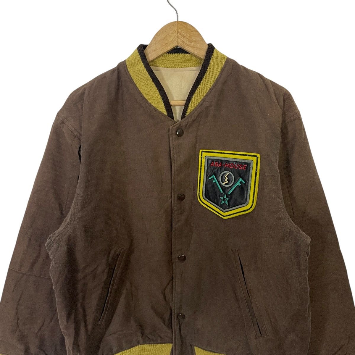 ABAHOUSE Vintage Abahouse Big Logo Varsity Jacket Size US L / EU 52-54 / 3 - 2 Thumbnail