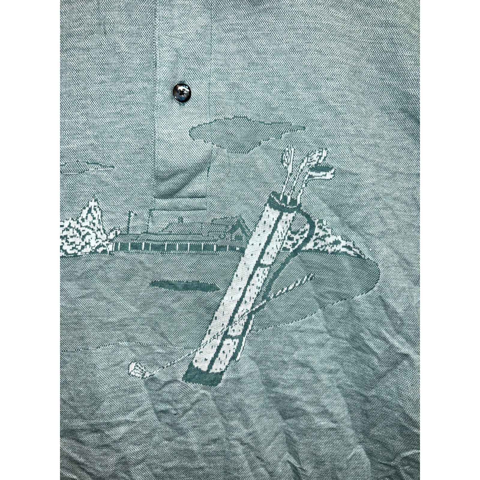 Vintage Vintage Pro Celebrity Polo Shirt USA Green Golf Large VTG L Size US L / EU 52-54 / 3 - 2 Thumbnail