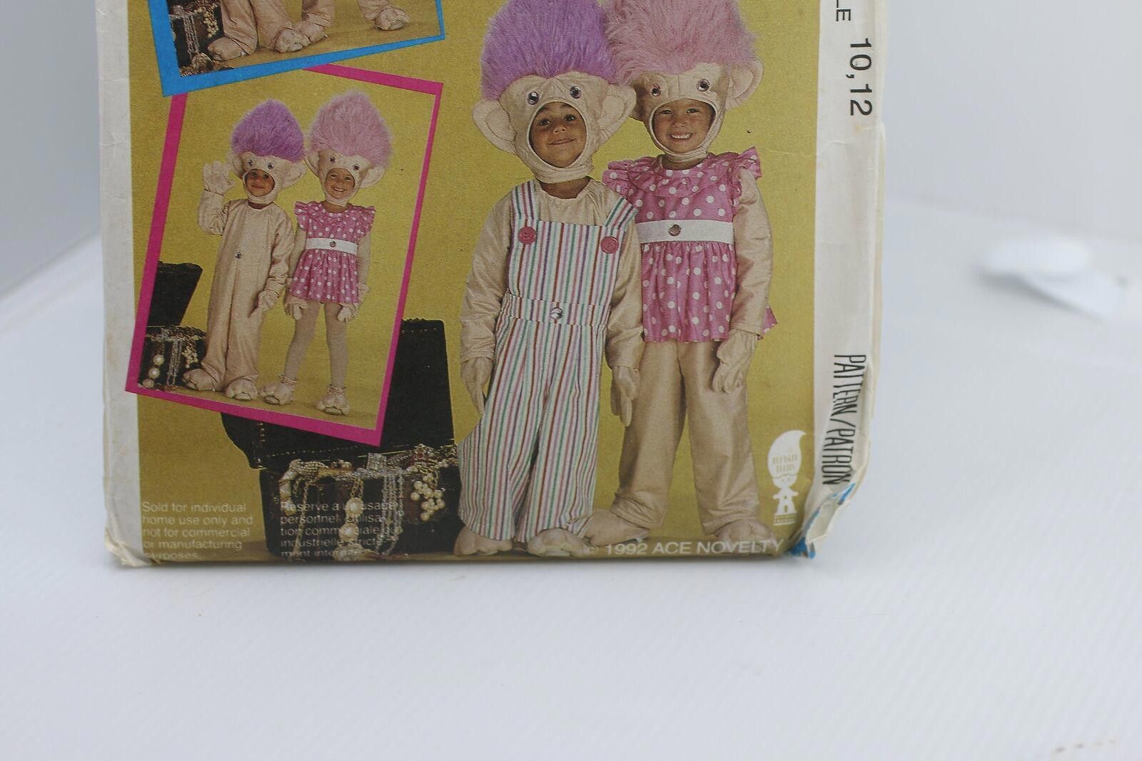 Other McCalls Sewing Pattern 6314 Halloween Trolls CostumeSize 7-8 Size ONE SIZE - 3 Thumbnail