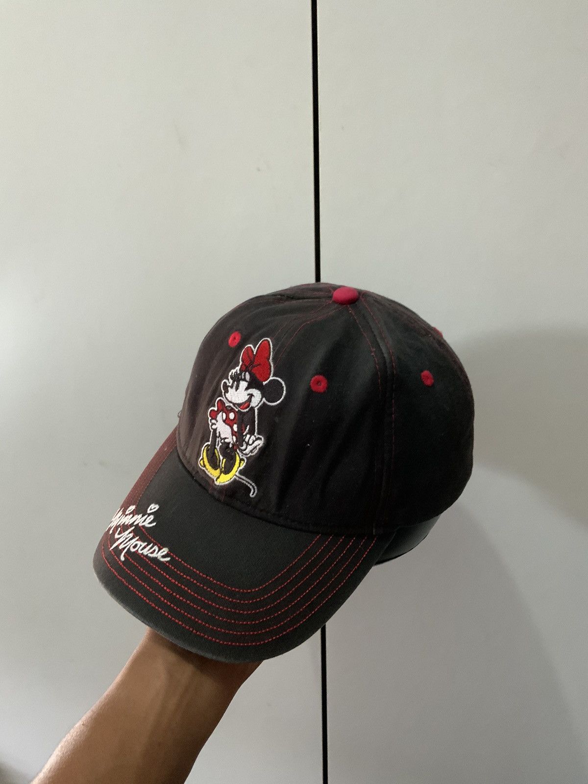 Disney Minnie Mouse Big Logo hat by Disney Size ONE SIZE - 1 Thumbnail