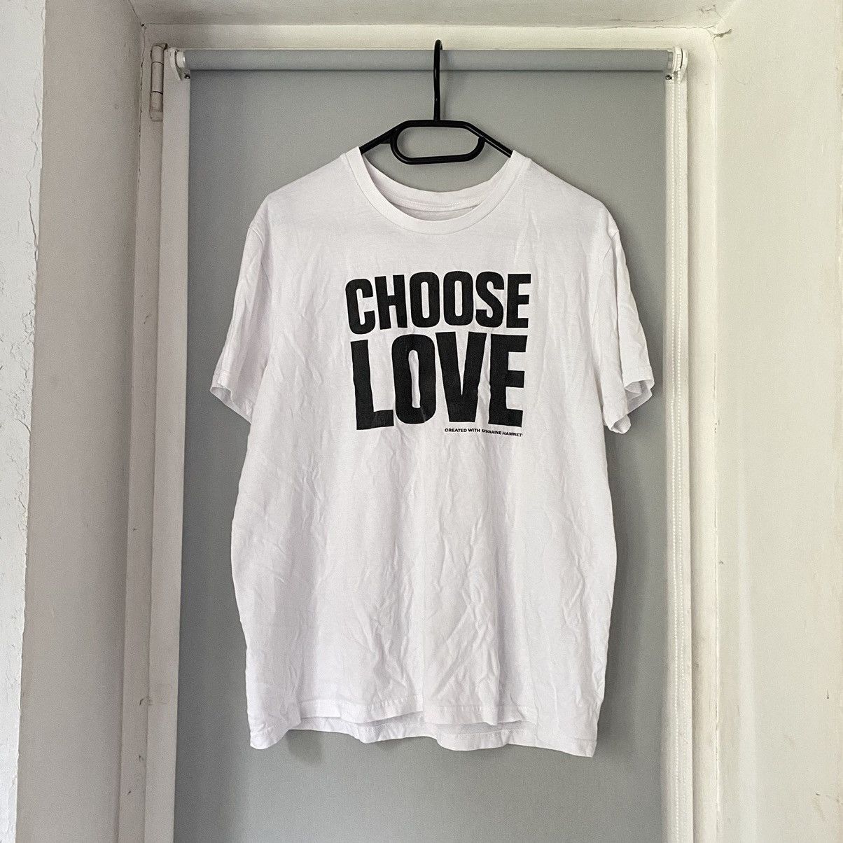 Katharine Hamnett London KATHARINE HAMNETT LONDON CHOOSE LOVE T SHIRT Size US M / EU 48-50 / 2 - 1 Thumbnail