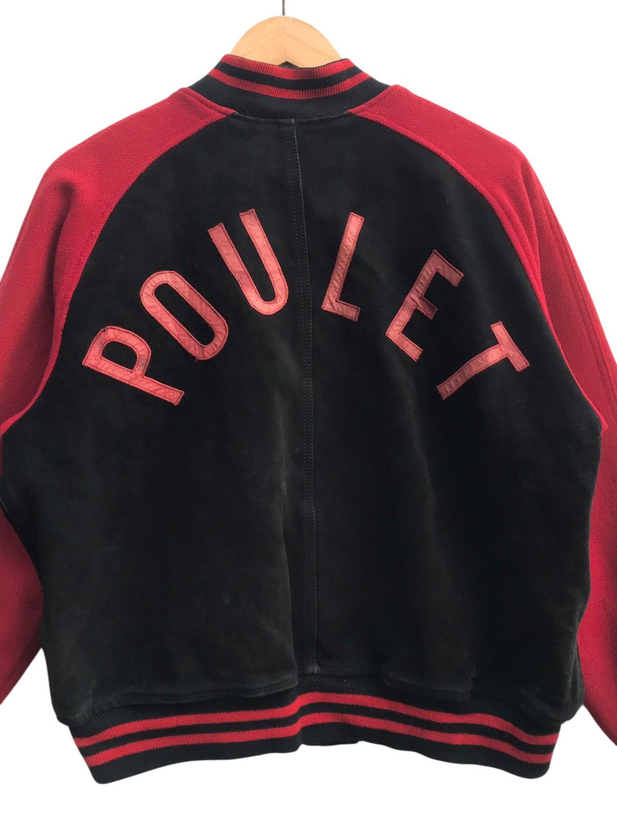 Leather Vintage Flax-En-Provence Suede Leather Varsity Jacket Size US M / EU 48-50 / 2 - 17 Thumbnail