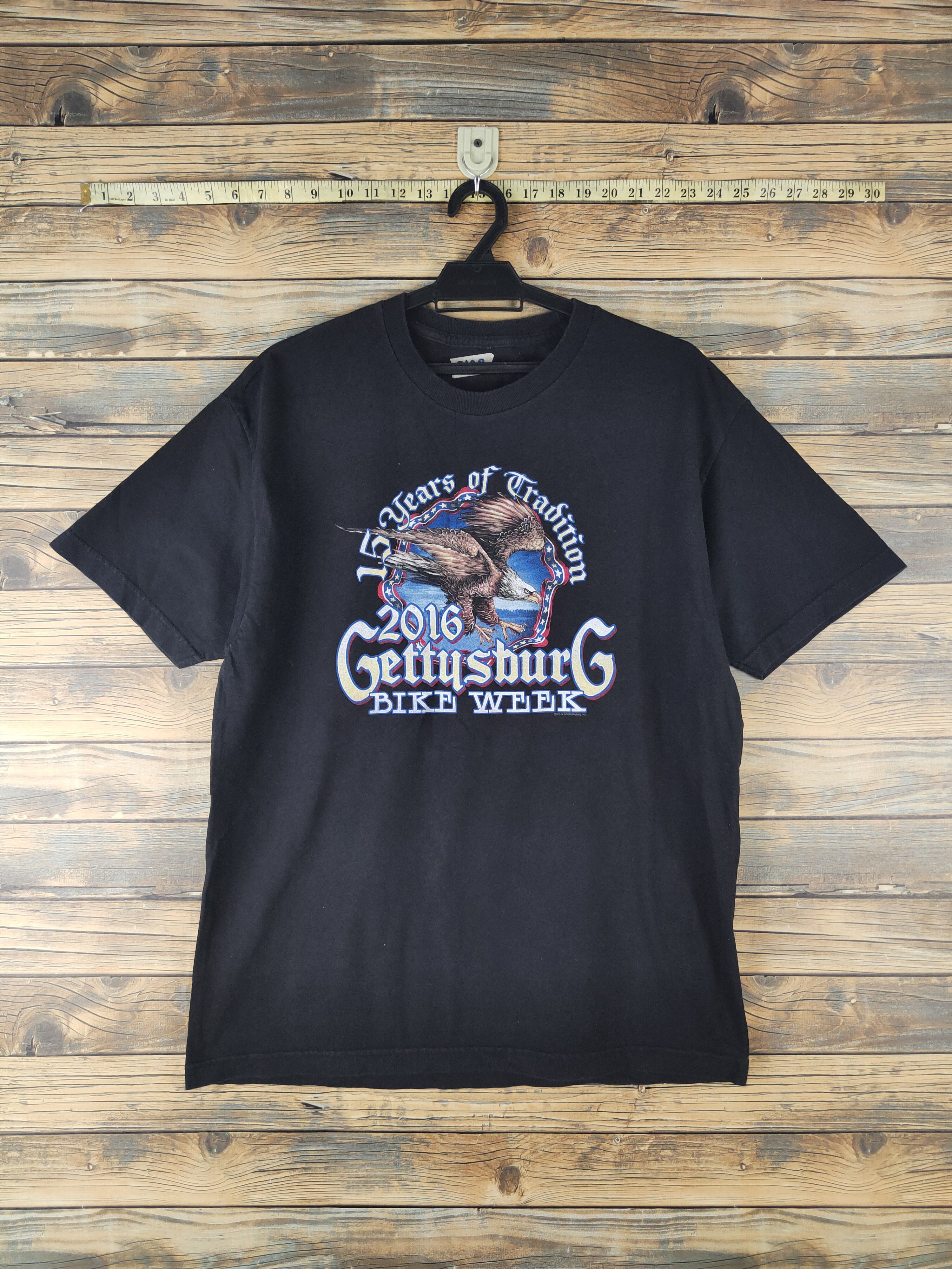 Other DL Gettysburg Bike Week Black Short Sleeve T-shirt #2138 Size US L / EU 52-54 / 3 - 1 Thumbnail