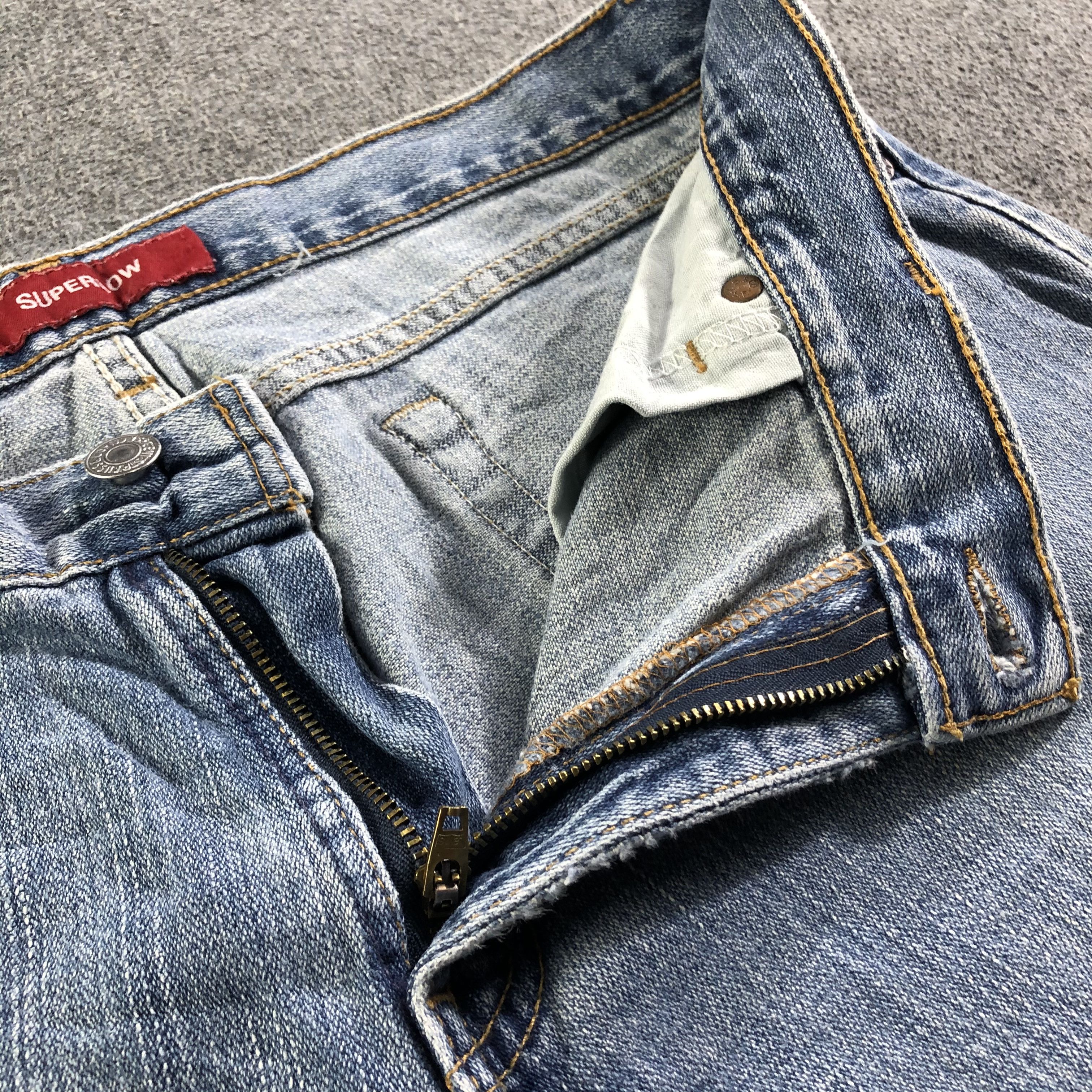 Levi's Vintage Blue Wash Levis 518 Jeans-J3465 Size 35" - 8 Thumbnail