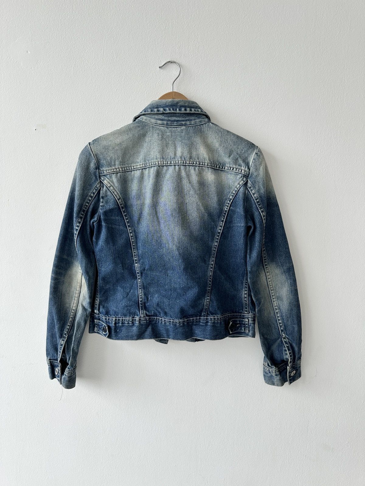 Diesel × Vintage Diesel distressed denim jacket Size S / US 4 / IT 40 - 11 Thumbnail