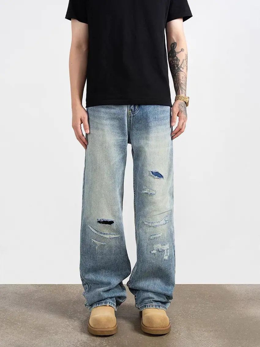 Designer × Japanese Brand Vintage Hip Hop Street Loose Casual Pants Size US 32 / EU 48 - 2 Thumbnail