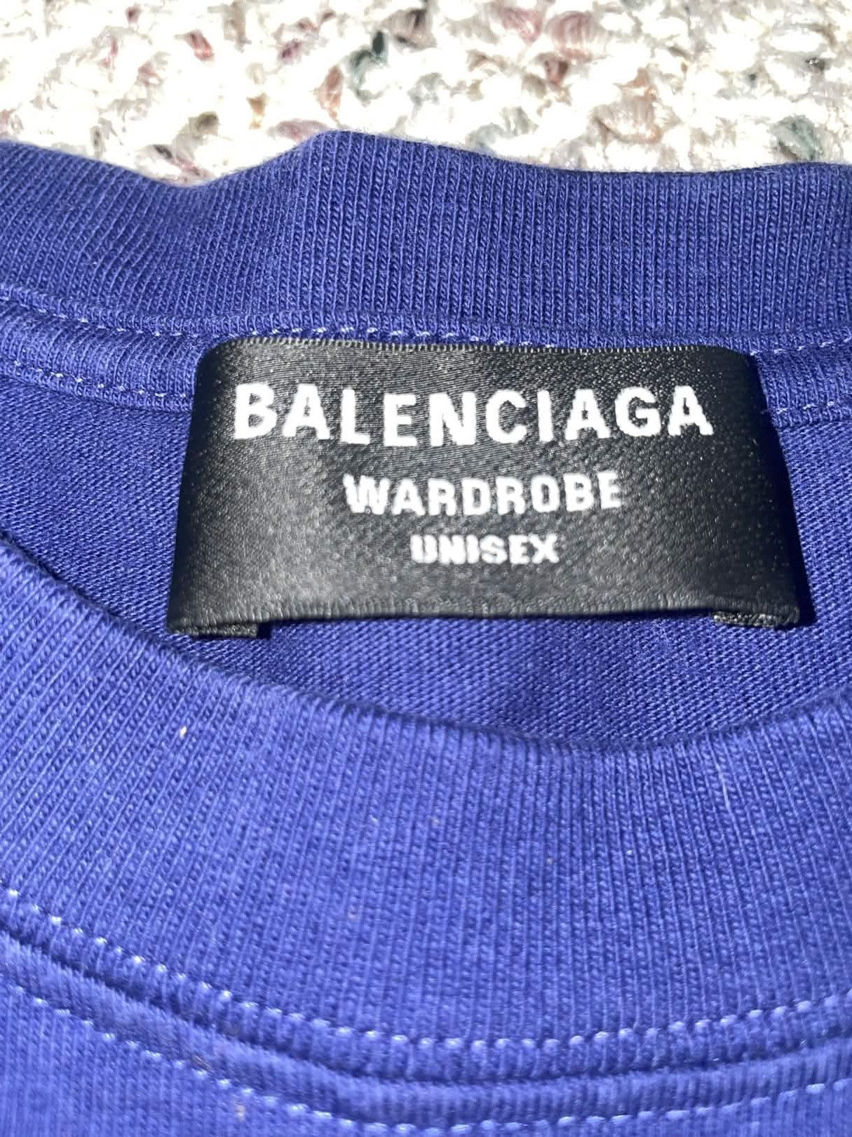 Balenciaga Balenciaga Blue T Shirt Size US XS / EU 42 / 0 - 2 Thumbnail