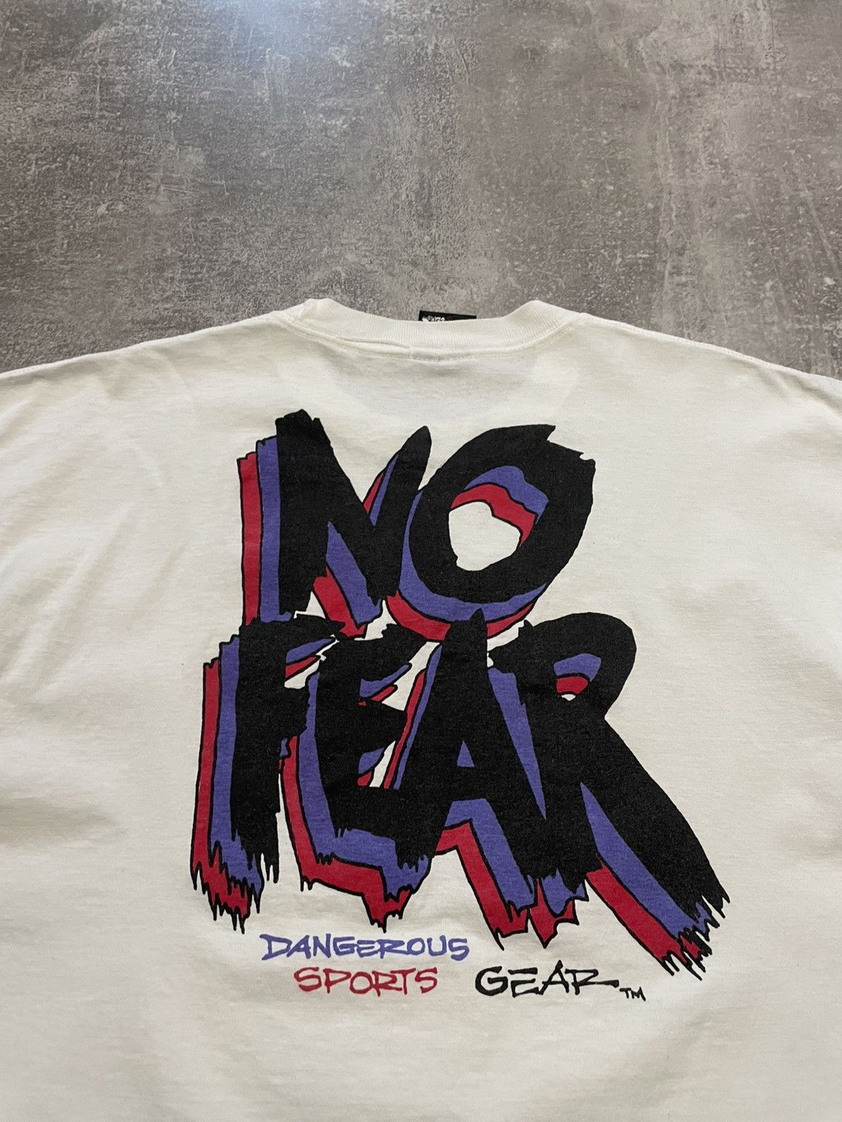 No Fear Vintage No Fear Made In USA T-Shirt Single Stitch 90s Size US XL / EU 56 / 4 - 13 Thumbnail