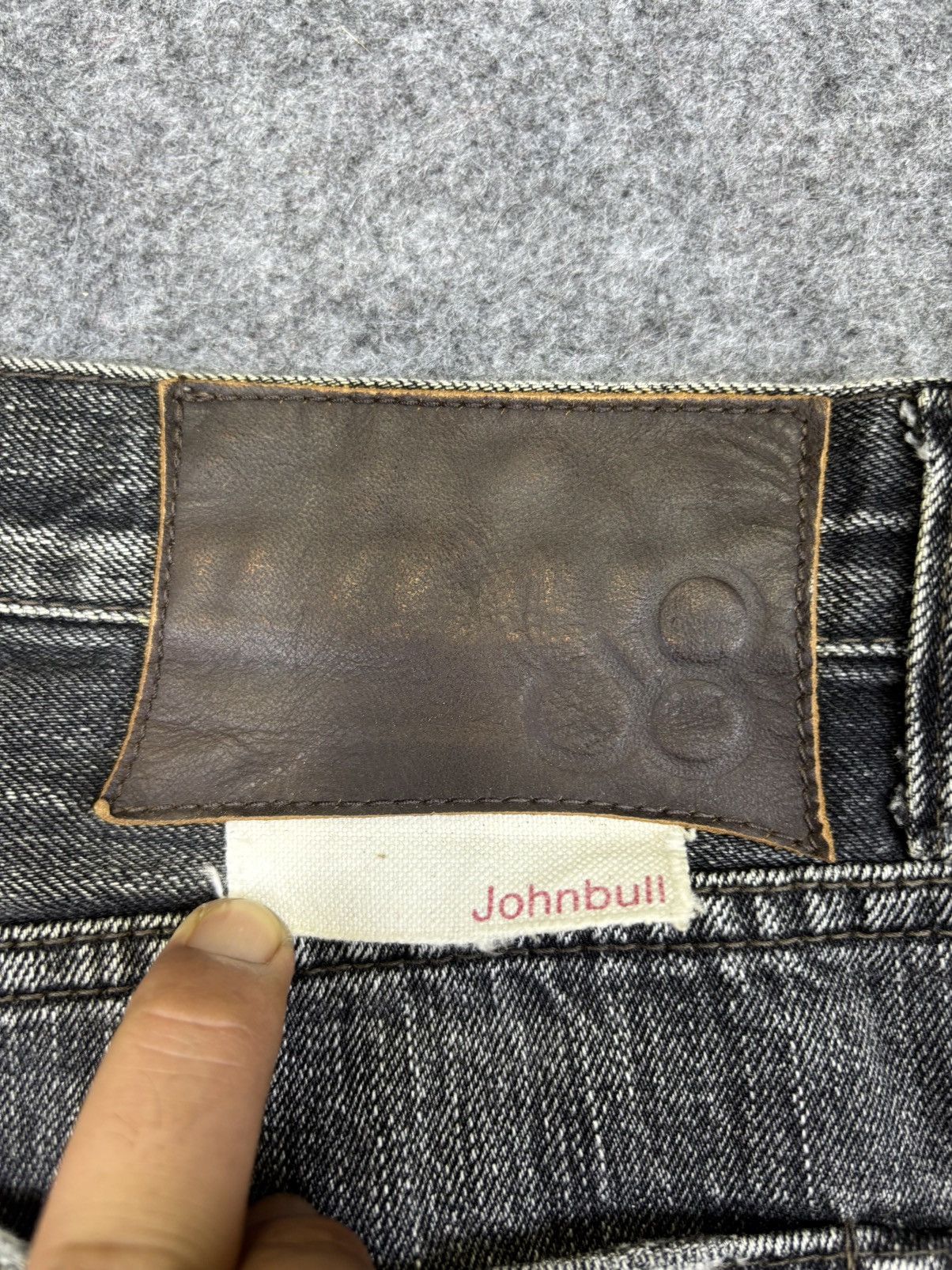 Japanese Brand Vintage Johnbull Paint Selvedge Denim F742 Size US 33 - 14 Thumbnail