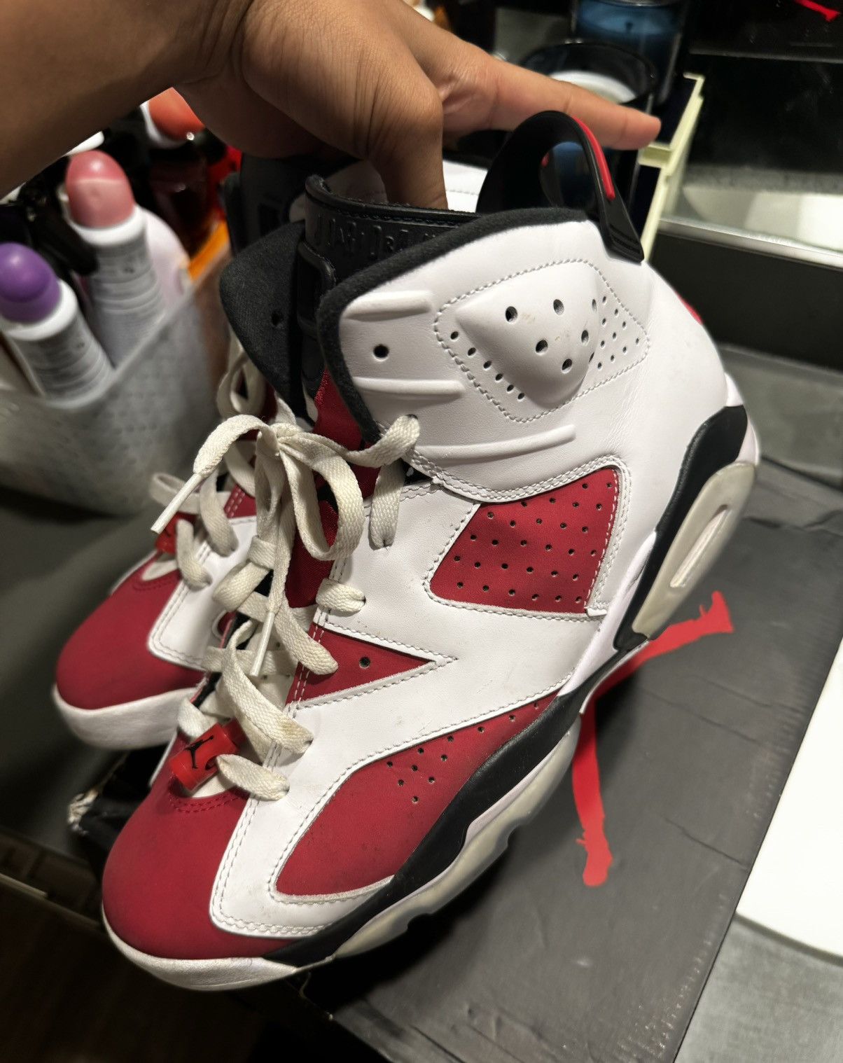 Jordan Brand Jordan 6 Retro Carmine (2021) Size US 10.5 / EU 43-44 - 2 Thumbnail