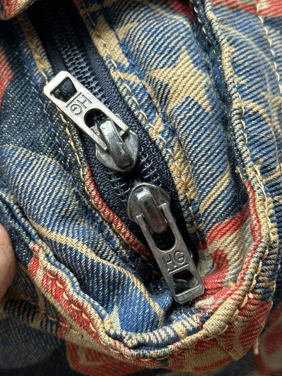 Hysteric Glamour 1990 - Hysteric Glamour Star America Denim Bag Size ONE SIZE - 11 Thumbnail