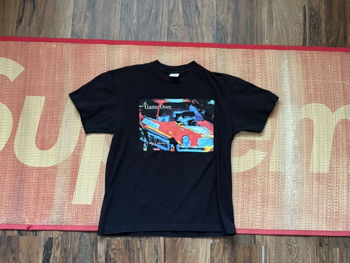Supreme × Yohji Yamamoto Supreme x Yohji Yamamoto 20AW Game Over Tee Size S Black Size US S / EU 44-46 / 1 - 4 Thumbnail