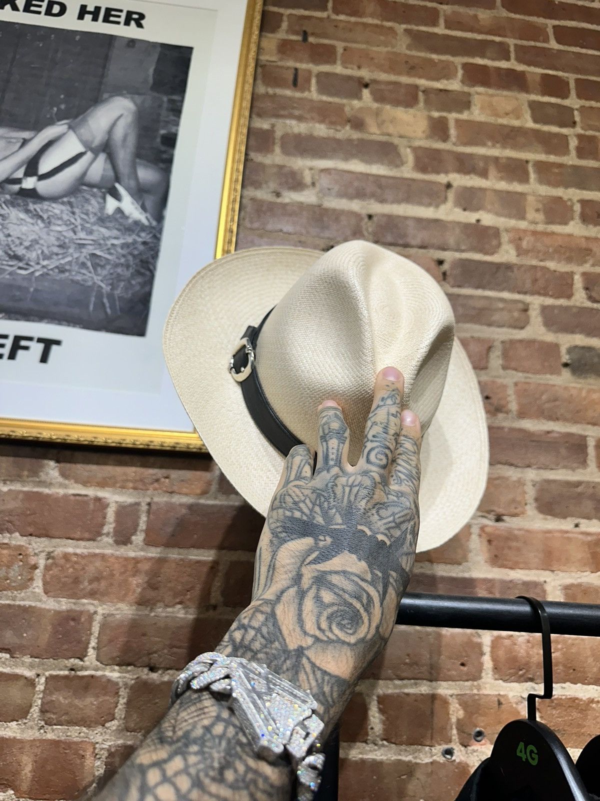 CHROME HEARTS EUROPEAN MAFIA GUNSLINGER HAT FEDORA 4Gseller
