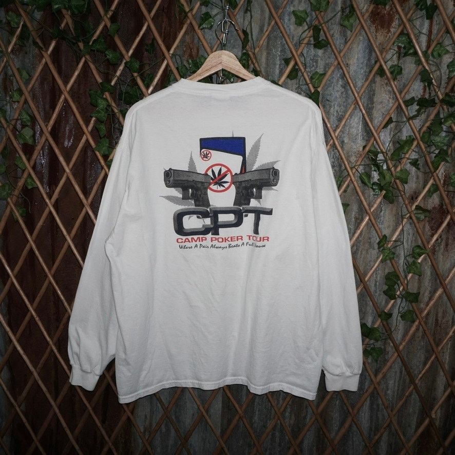 Vintage XL - Vintage Y2K CPT camp poker tour mary jane 2000s t-shirt Size US XL / EU 56 / 4 - 1 Thumbnail