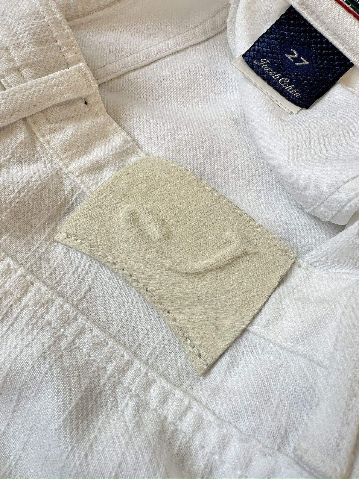 Jacob Cohen JACOB COHEN Karen Luxury Hand Made Pants Cotton Lyocell Size 27" / US 4 / IT 40 - 5 Thumbnail