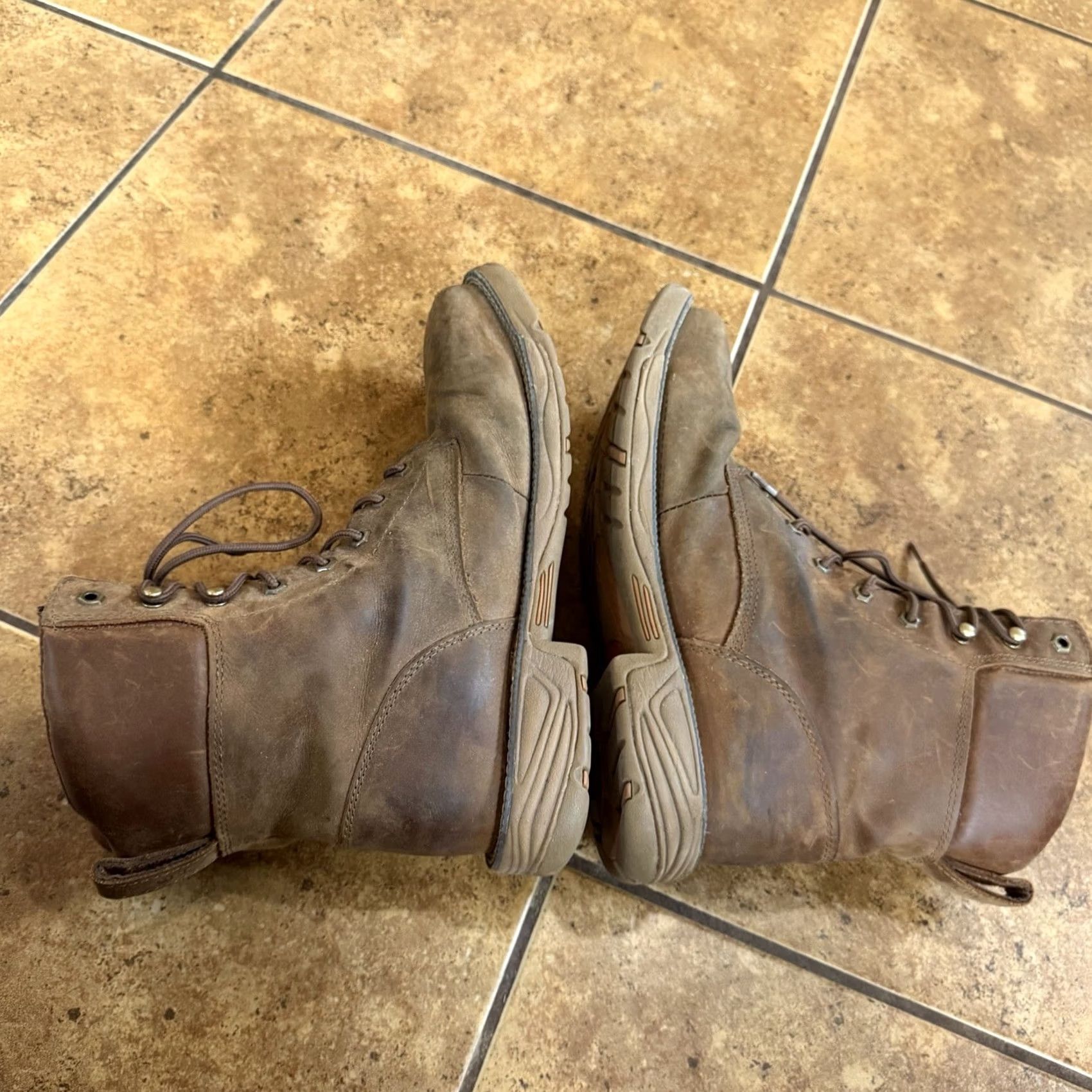 Justin Boots Justin Workboots Rush 8 Inch Size 13 D Safety Toe Mens Brown Leather SE468 EUC Boots Size US 13 / EU 46 - 5 Thumbnail