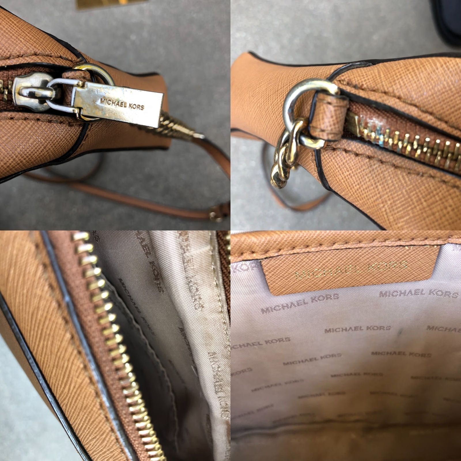 Michael Kors MICHAEL KORS Jet Set Chain Crossbody Purse Brown Shoulder Bag Saffiano Leather Size ONE SIZE - 8 Thumbnail