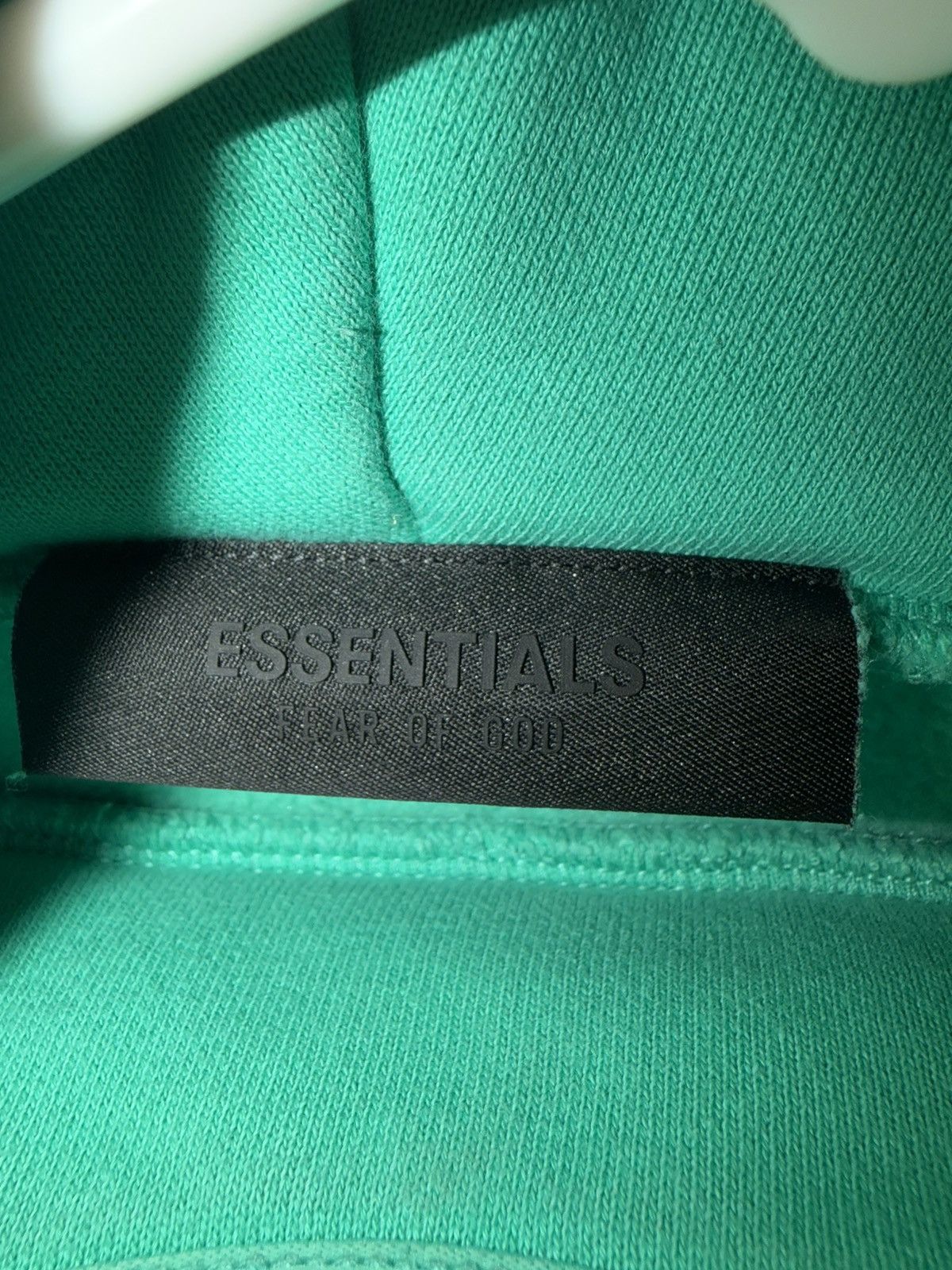 Fear of God Fear of God Essentials Pullover Hoodie Mint Leaf Men's FW23 Size US L / EU 52-54 / 3 - 4 Thumbnail