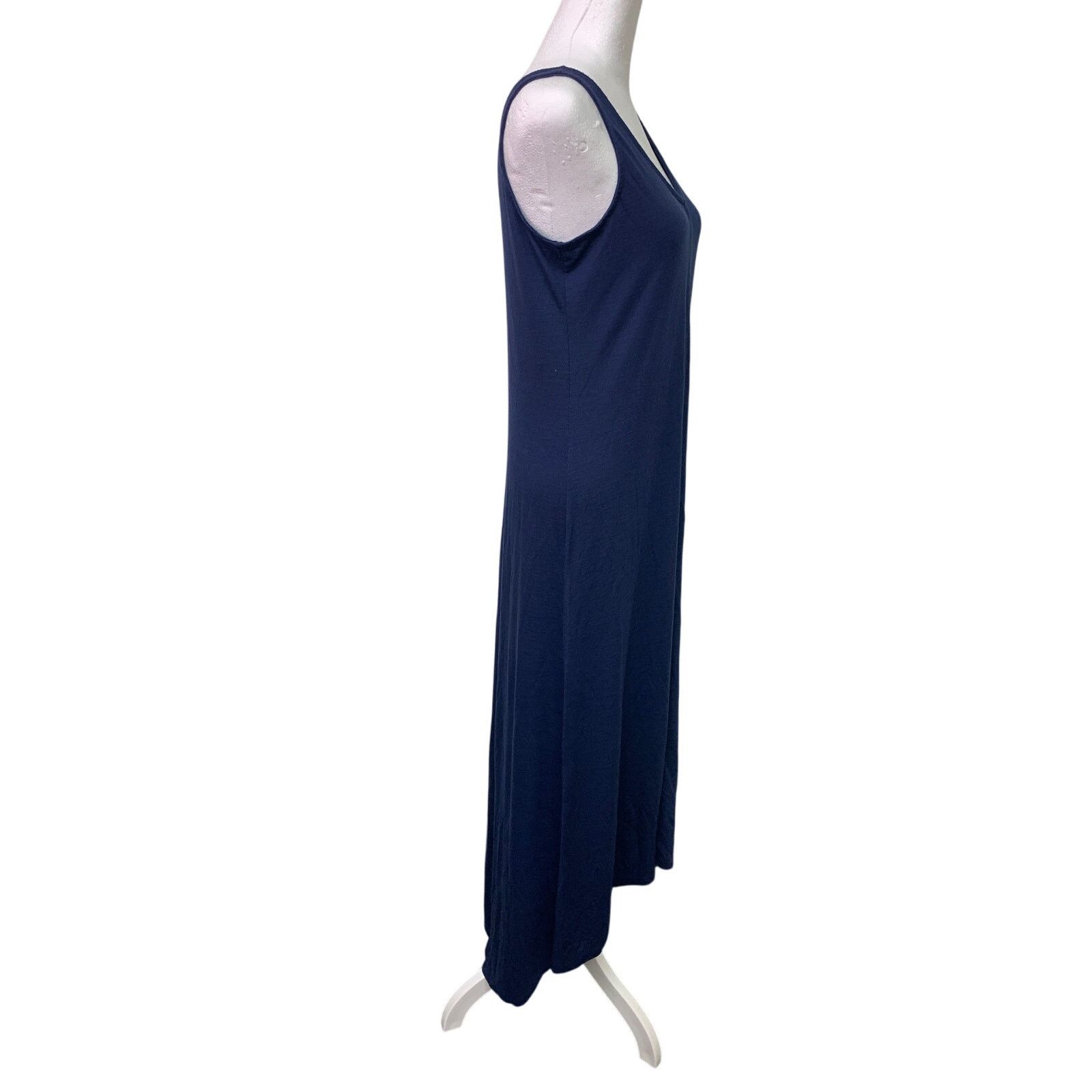 Old Navy Old Navy Womens Medium Navy Blue High Low Midi Dress Size M / US 6-8 / IT 42-44 - 4 Thumbnail
