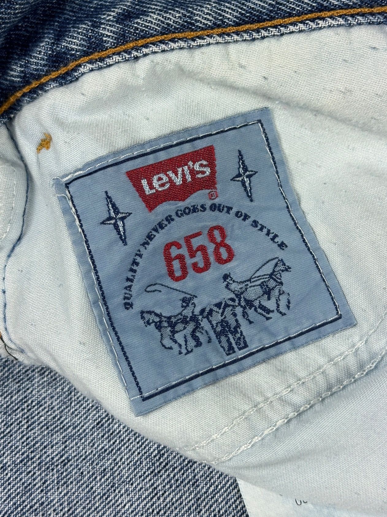 Levi's Vintage Clothing Vintage 80’s Levis 658 Orange Tab Blue Jeans Denim Pants W38 Size US 38 / EU 54 - 7 Thumbnail