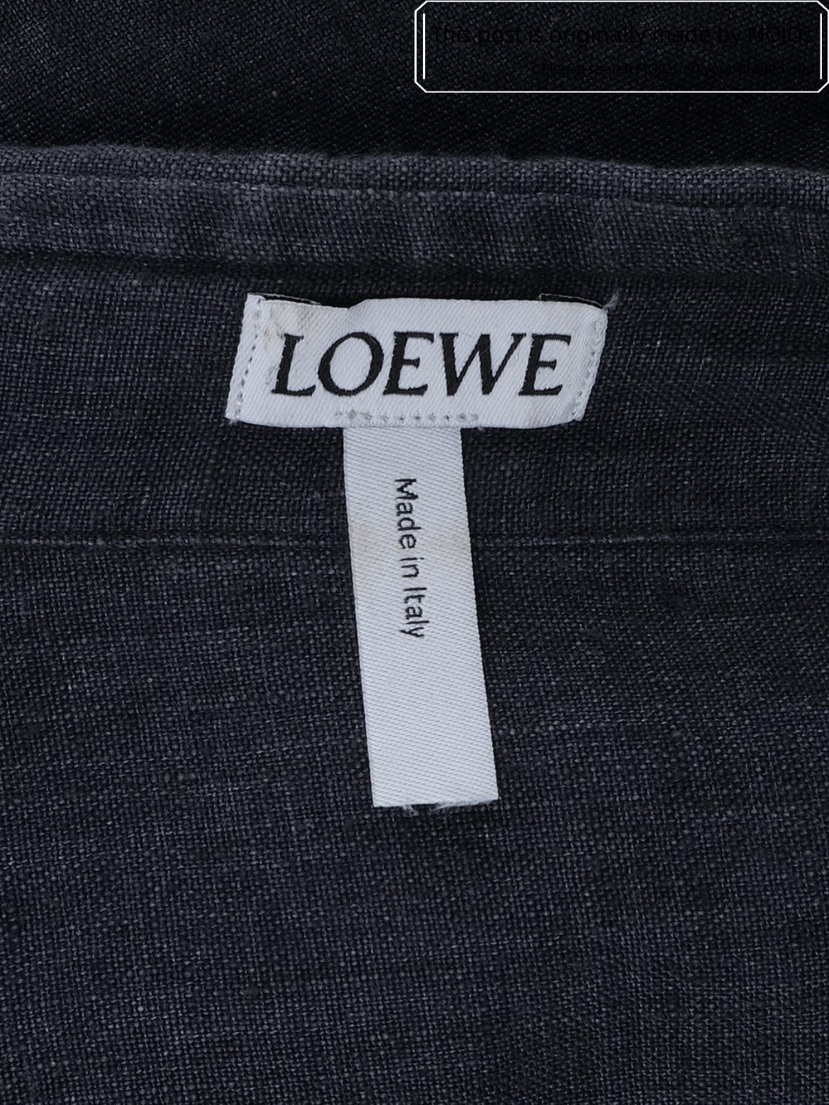 Loewe Loewe Runway Logo Patches Linen Shirt Size US L / EU 52-54 / 3 - 5 Thumbnail