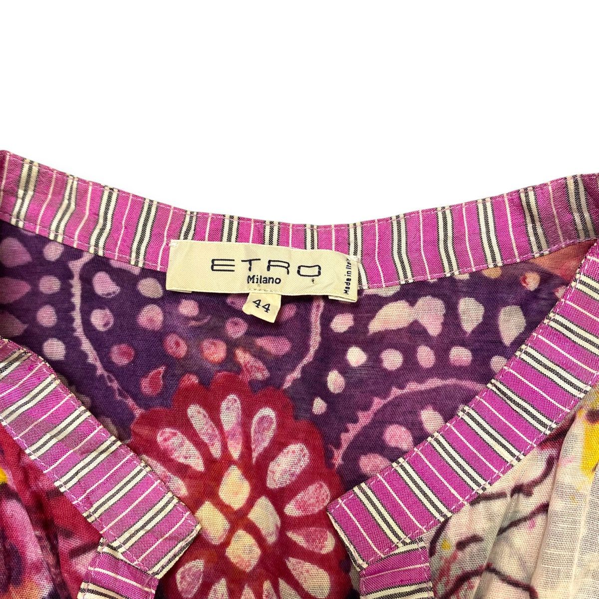 Etro × If Six Was Nine Y2K Etro flower pattern hippies style Size M / US 6-8 / IT 42-44 - 5 Thumbnail