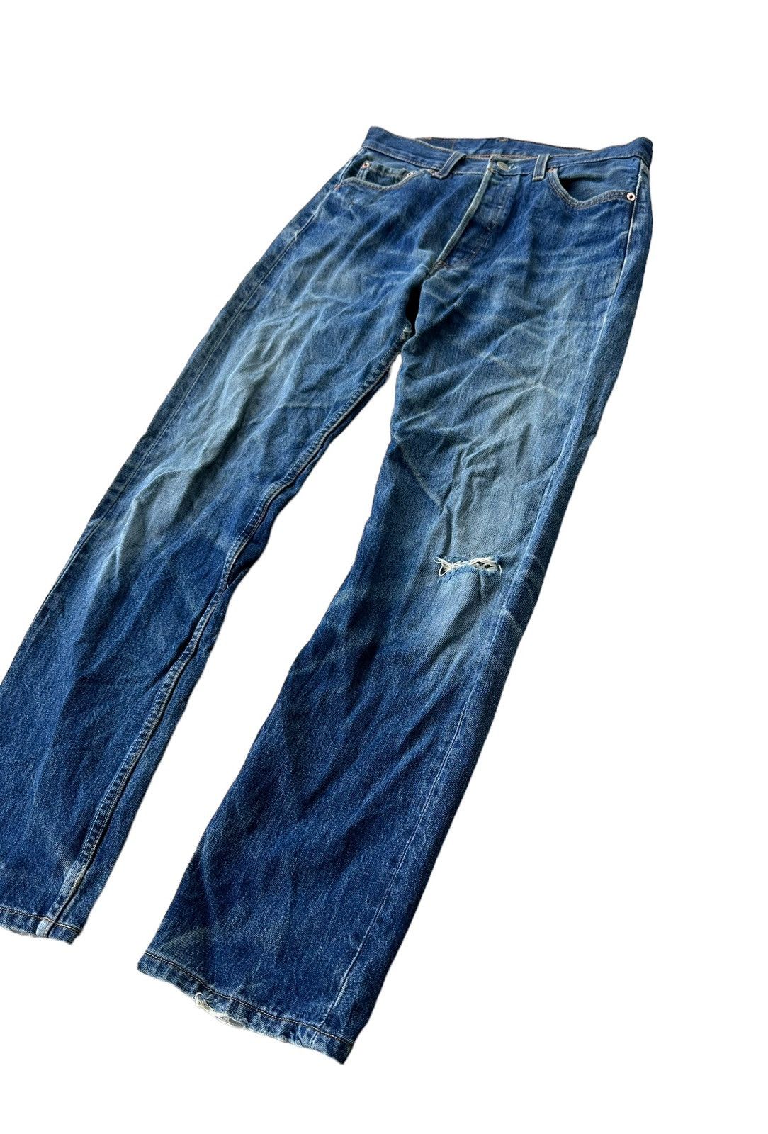 Levi's Levi’s 501 rop button 553 distressed denim jeans Size US 28 / EU 44 - 4 Thumbnail