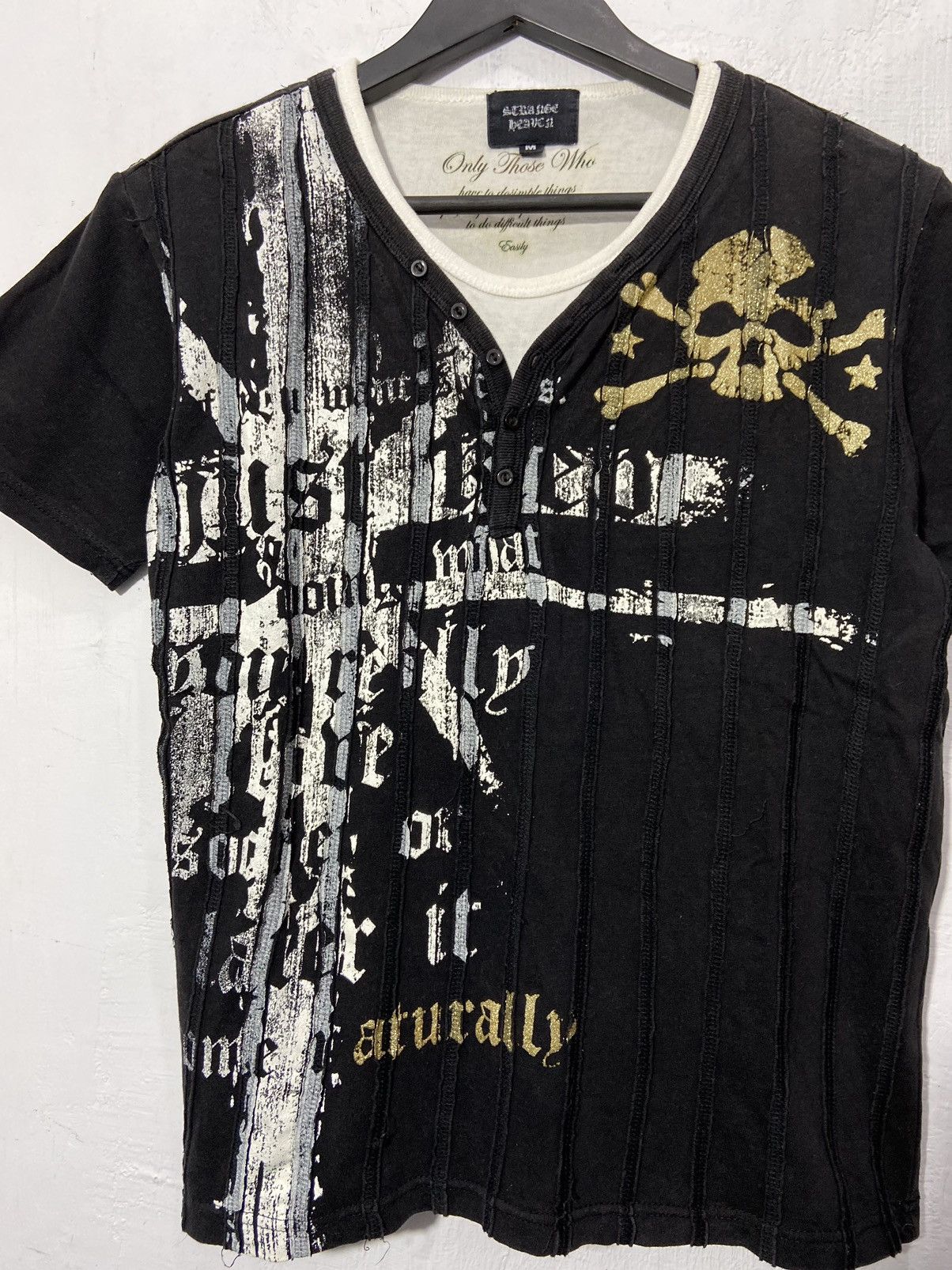 Beauty Beast Strange beanca poem style Tshirt double layer Black Size US S / EU 44-46 / 1 - 3 Thumbnail
