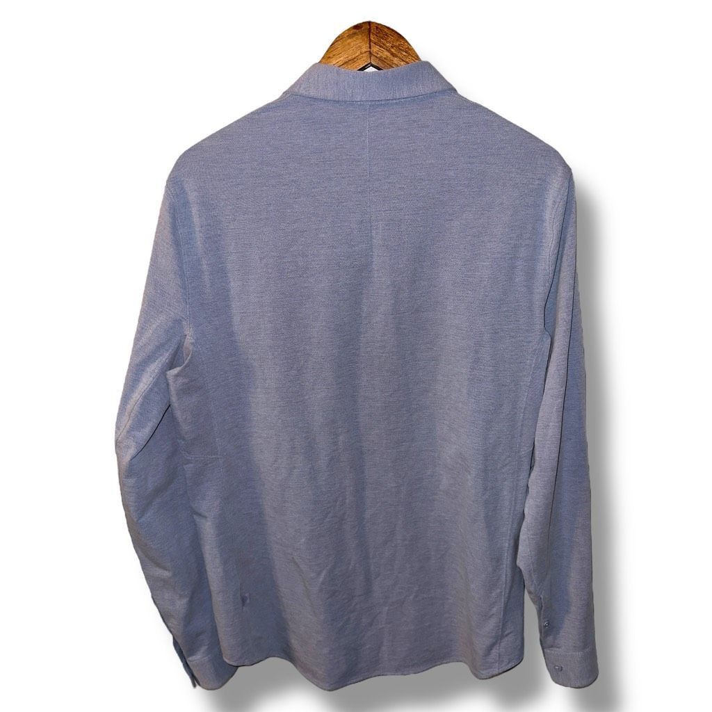 Lululemon Blue Lululemon Commission Pocketed Long-Sleeve Button Up Shi Size US L / EU 52-54 / 3 - 6 Thumbnail