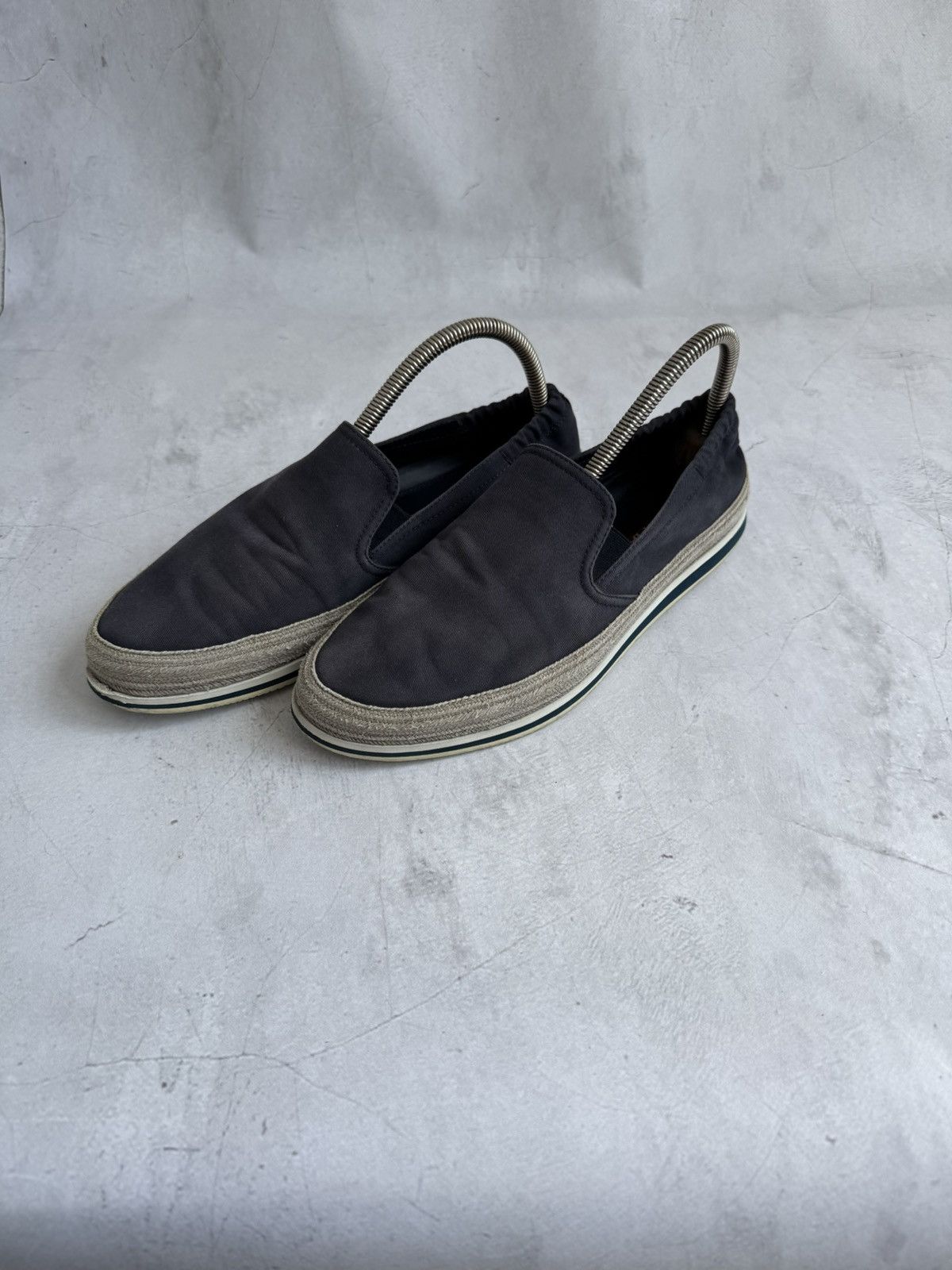 Prada Prada Loafers Blue Casual Shoes Men Size US 7.5 / EU 40-41 - 4 Thumbnail