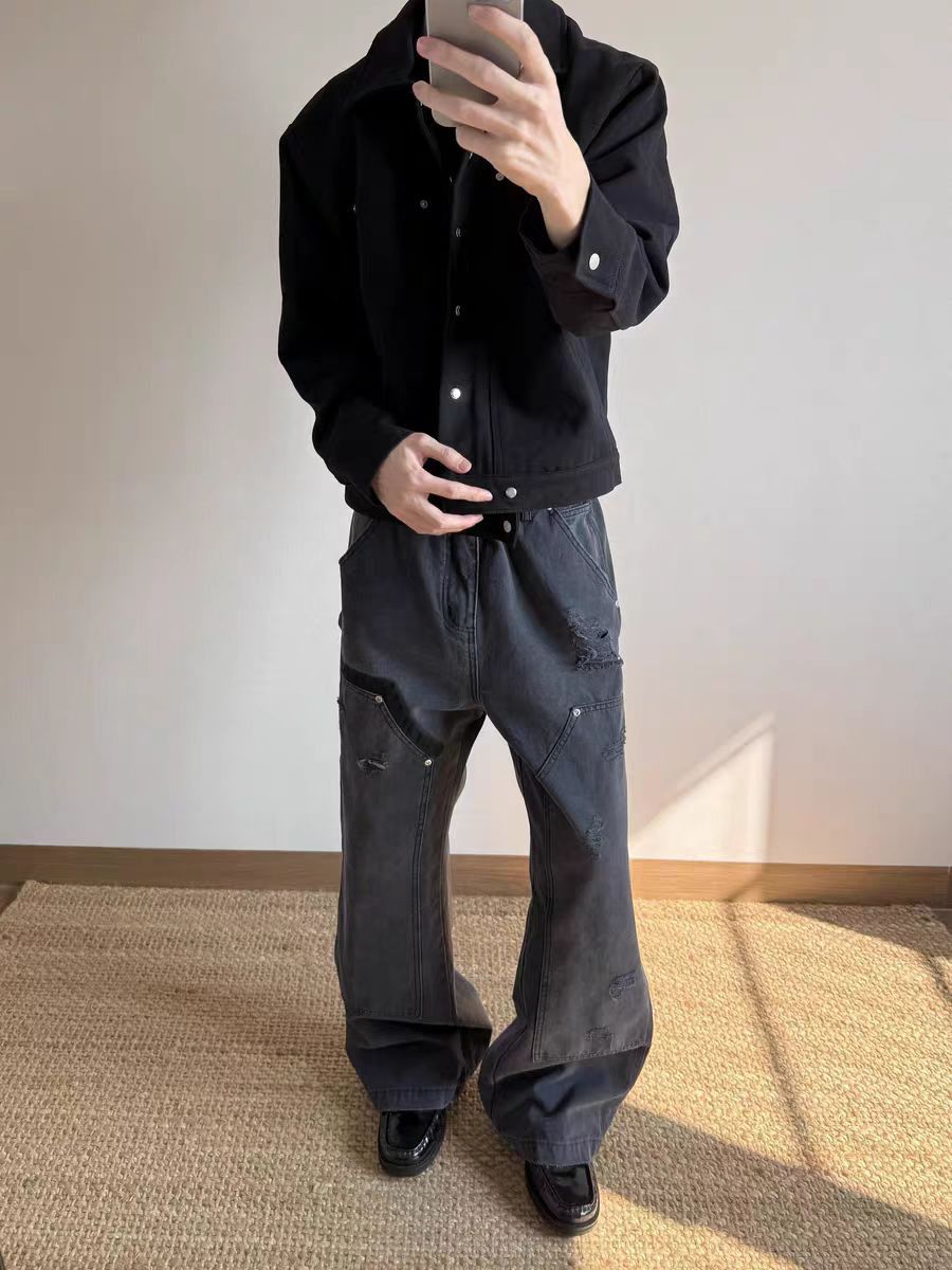 Other Street-style Washed Casual Work Pants Size US 30 / EU 46 - 4 Thumbnail