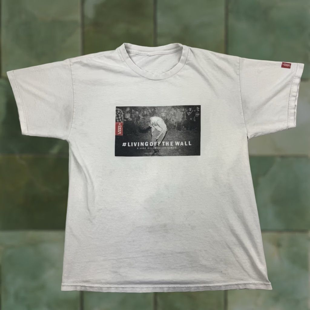 Vans VANS Shirt Adult M Gray Y2K 90s 2000s Sports Classic T Shirt Thrashed Stains Vintage Livingoffthewall Documentation Size US M / EU 48-50 / 2 - 1 Thumbnail
