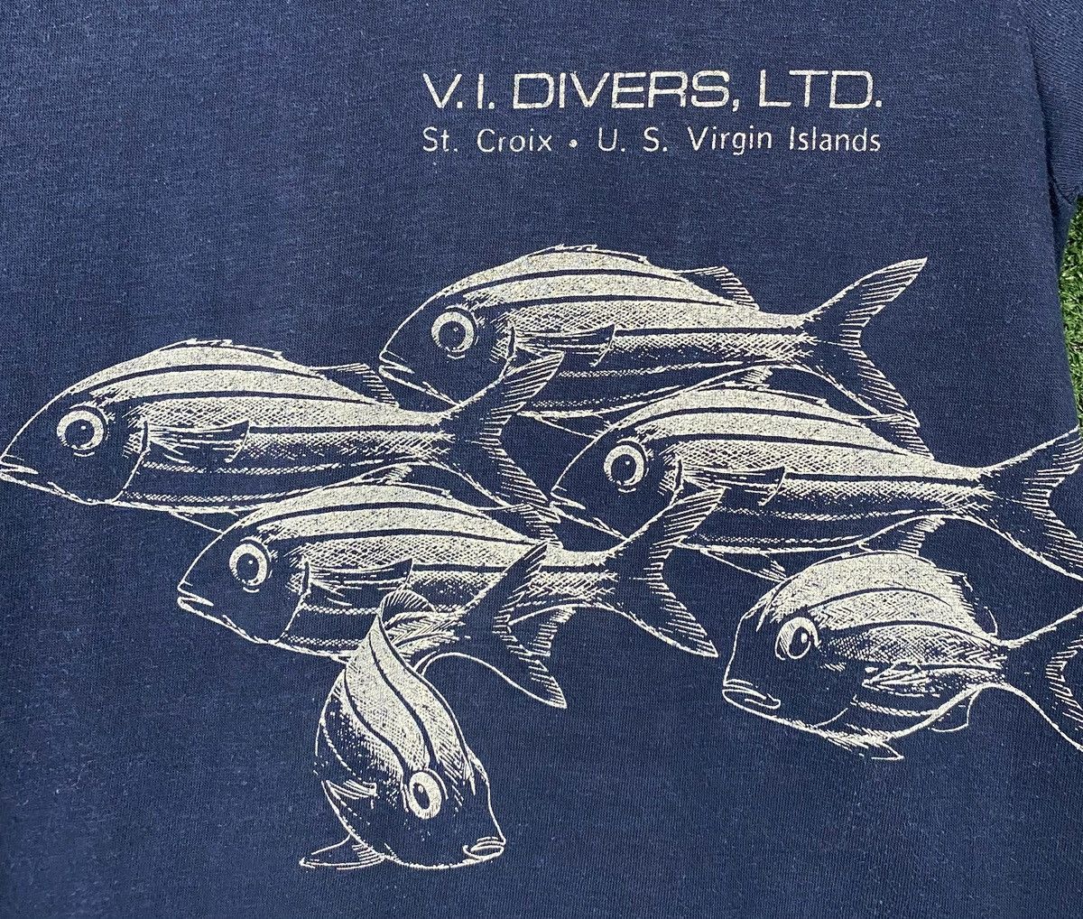 Vintage 80’s V.I. Divers U.S. Virgin Islands Fish T-shirt XXS Size XXS / US 00 / IT 34 - 3 Thumbnail