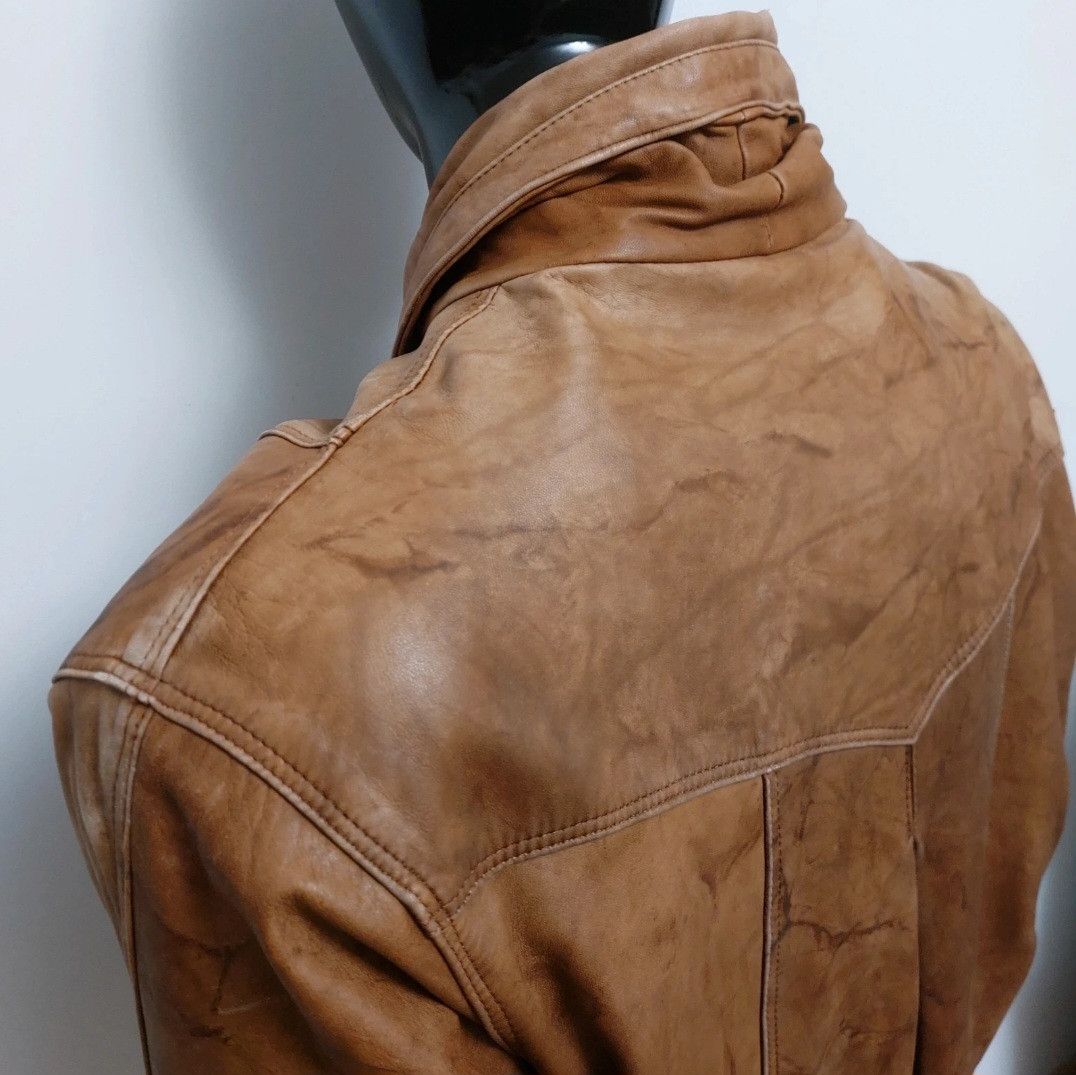 Other Vintage HC Houidi leather bomber jacket Size US XL / EU 56 / 4 - 7 Thumbnail