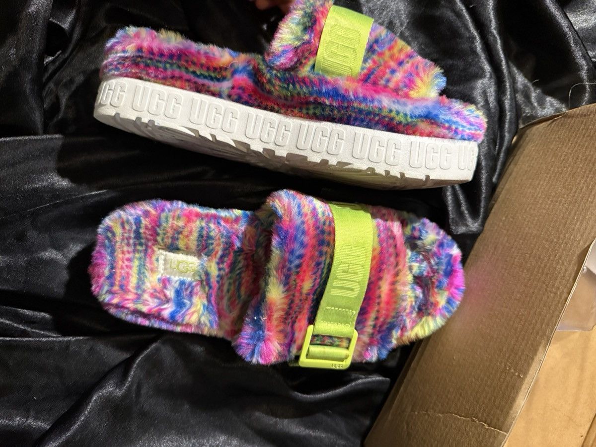 Ugg UGG WOMEN'S FLUFFITA PIXELATE MULTO COLOR Size US 7 / IT 37 - 3 Thumbnail