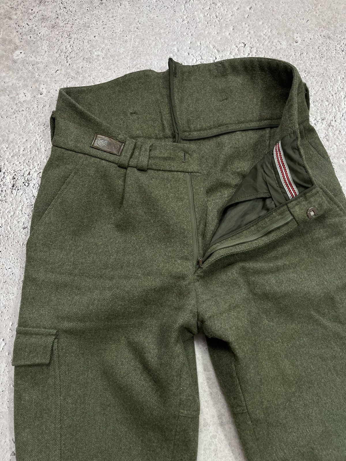 Other Jagdhund Loden Wool Alpine Hunting Breeches Green Pants 48 Size US 32 / EU 48 - 8 Thumbnail
