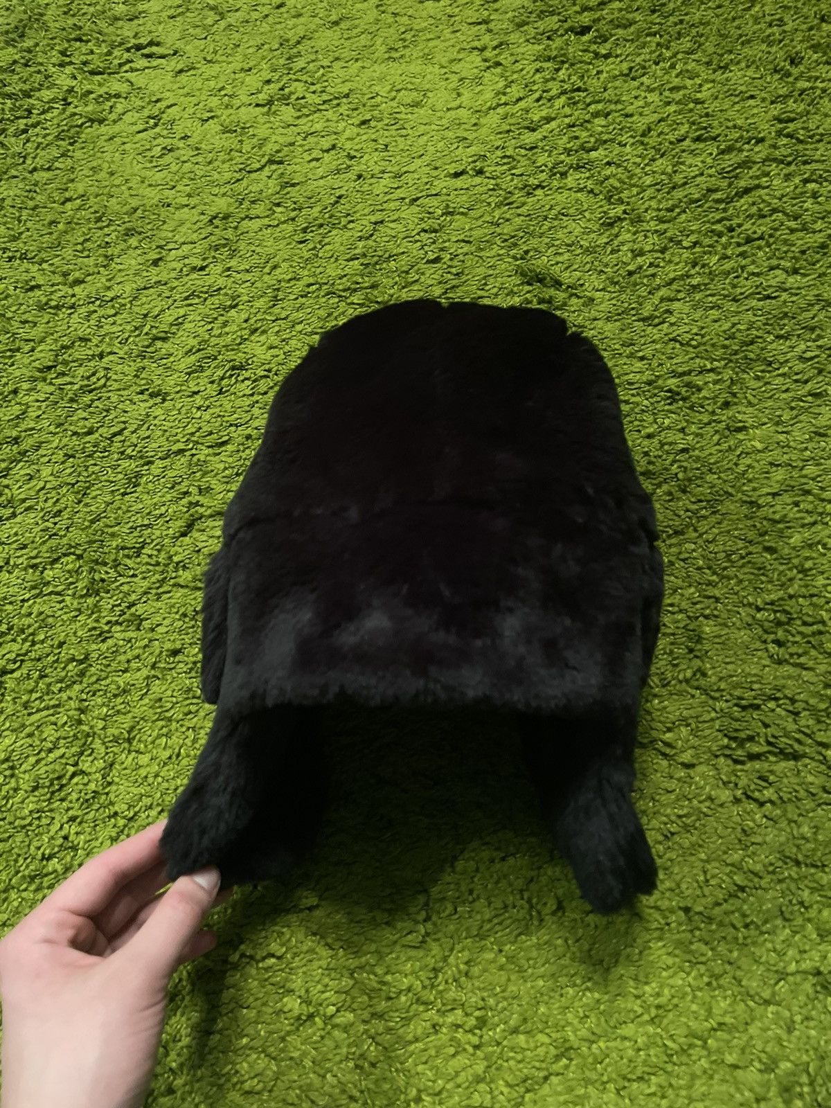 Hysteric Glamour Y2K Japanese style fuzzy faux fur Ushanka trapper hat Size 32 - 4 Thumbnail