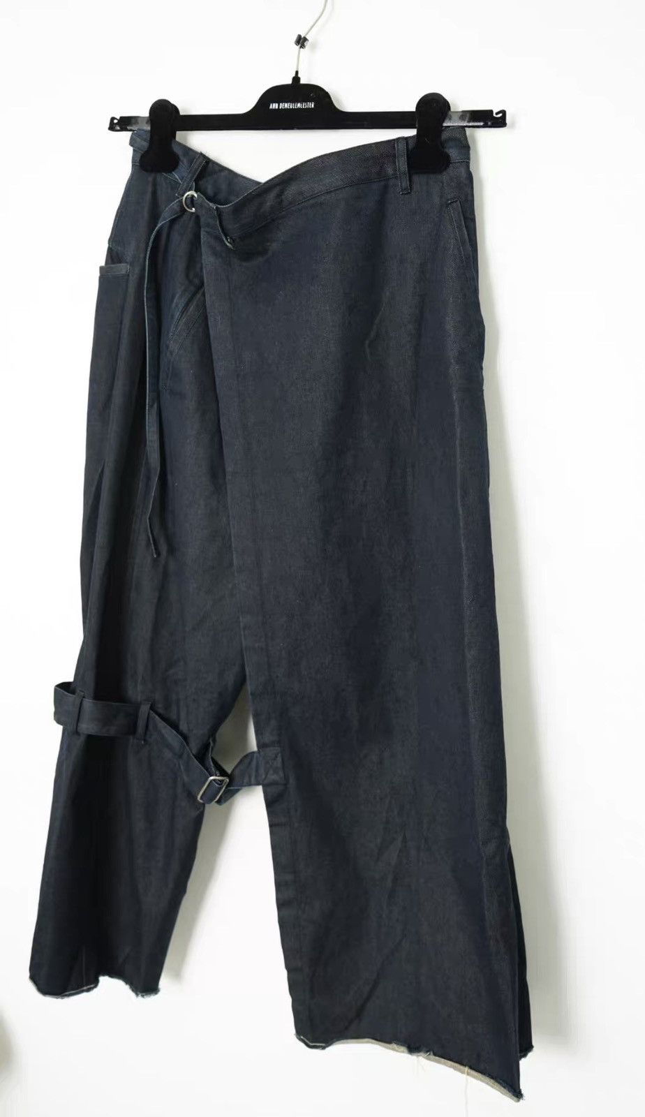Sulvam Sulvam Asymmetric Wide-Leg Pants Size US 34 / EU 50 - 3 Thumbnail