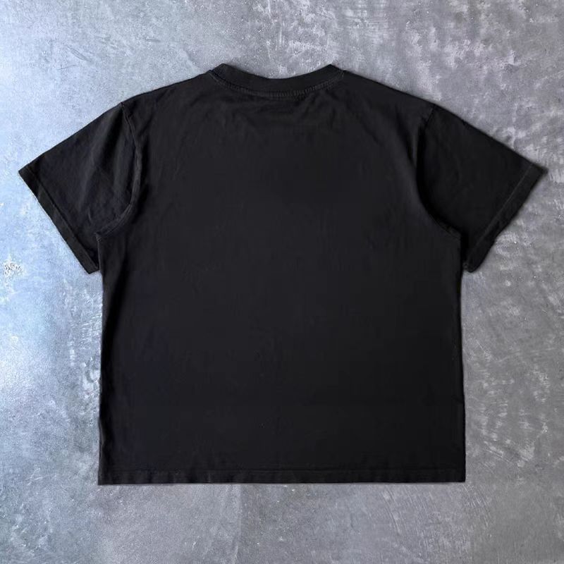 Japanese Brand × Vintage Street washed retro devil print loose t-shirt Size US M / EU 48-50 / 2 - 2 Thumbnail