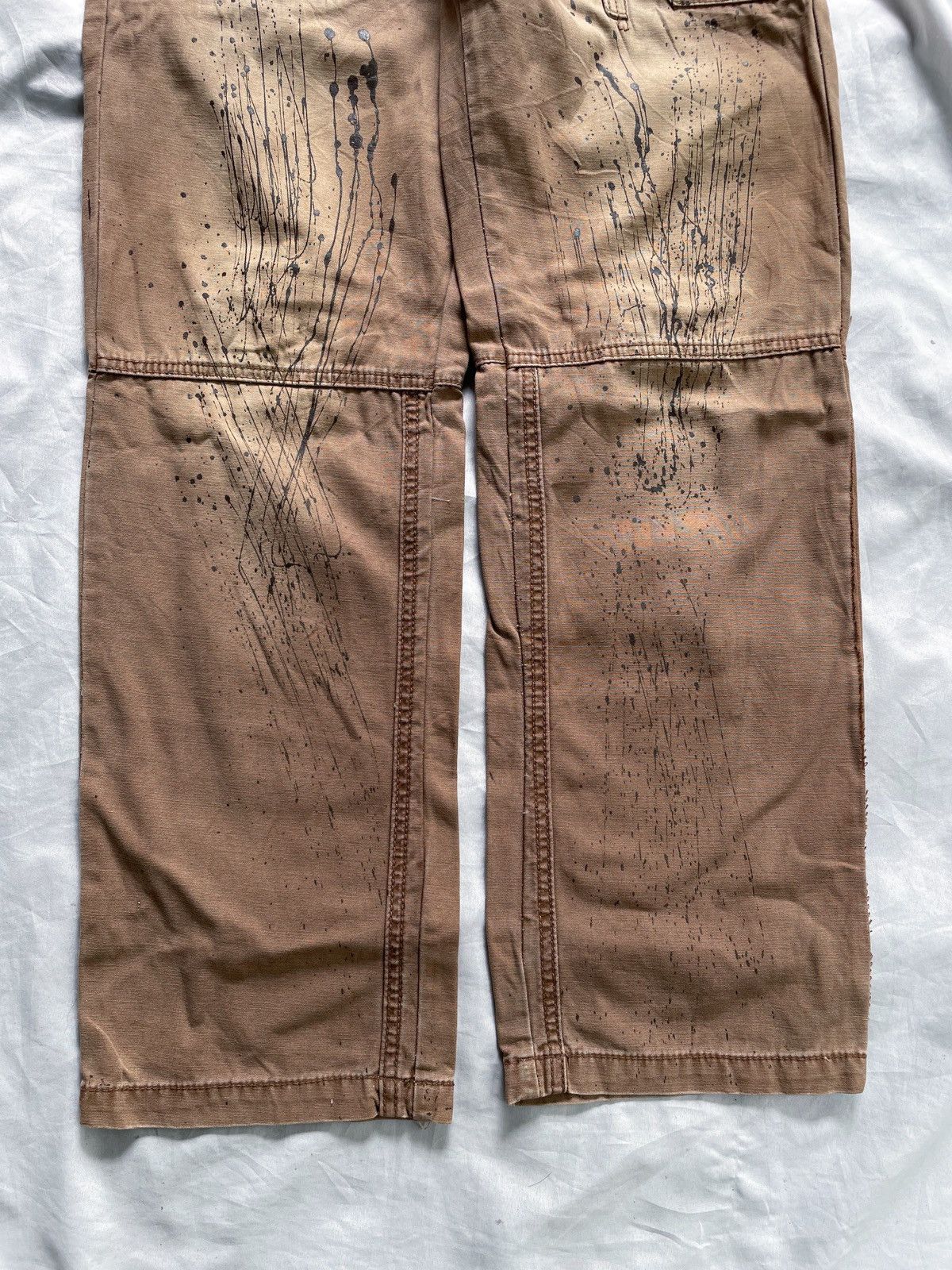 If Six Was Nine JAPANESE STYLE PANTS DISTRESSED PAINTED PANTS Size US 29 - 8 Thumbnail